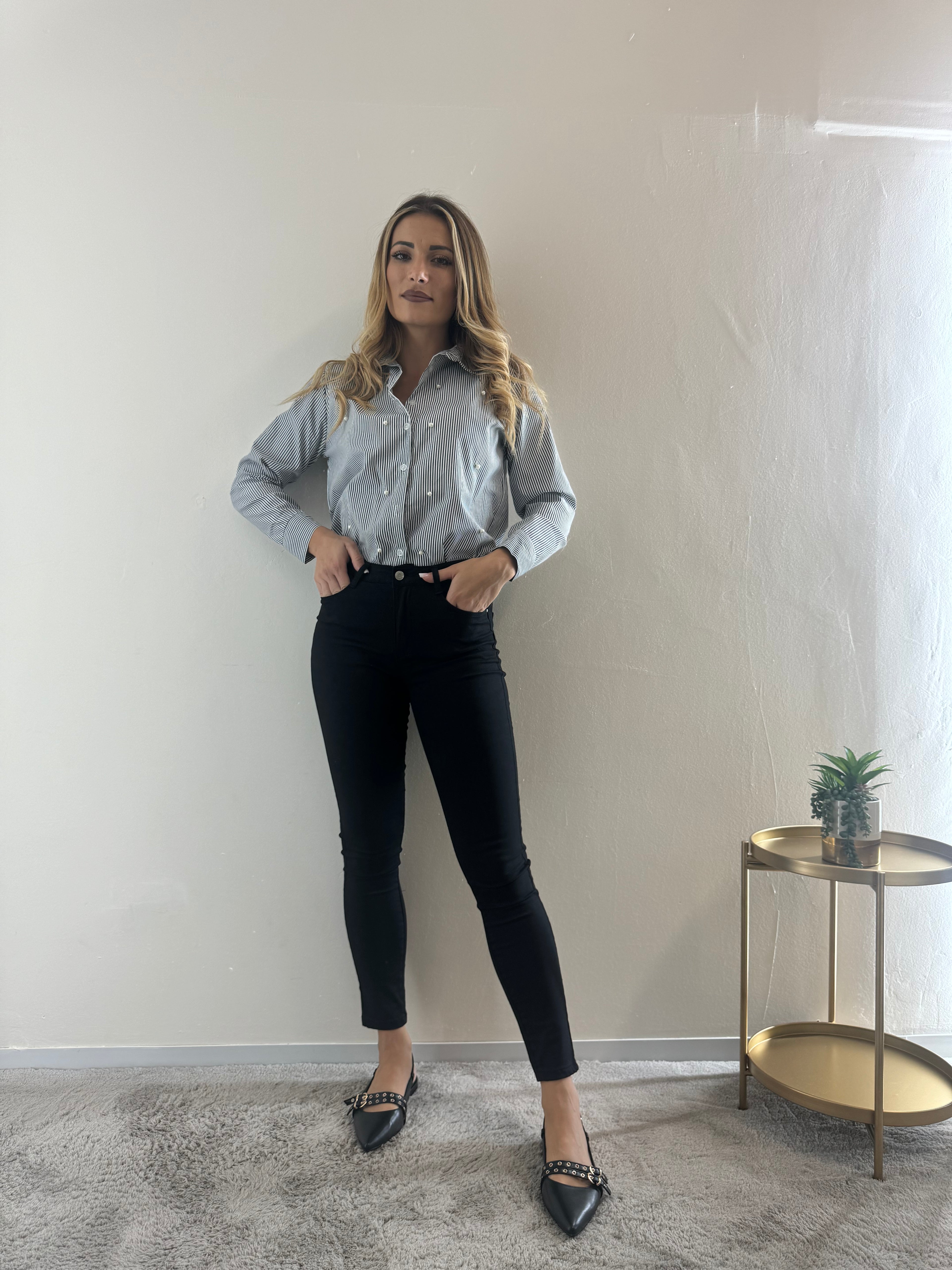 Denim Black Push-Up