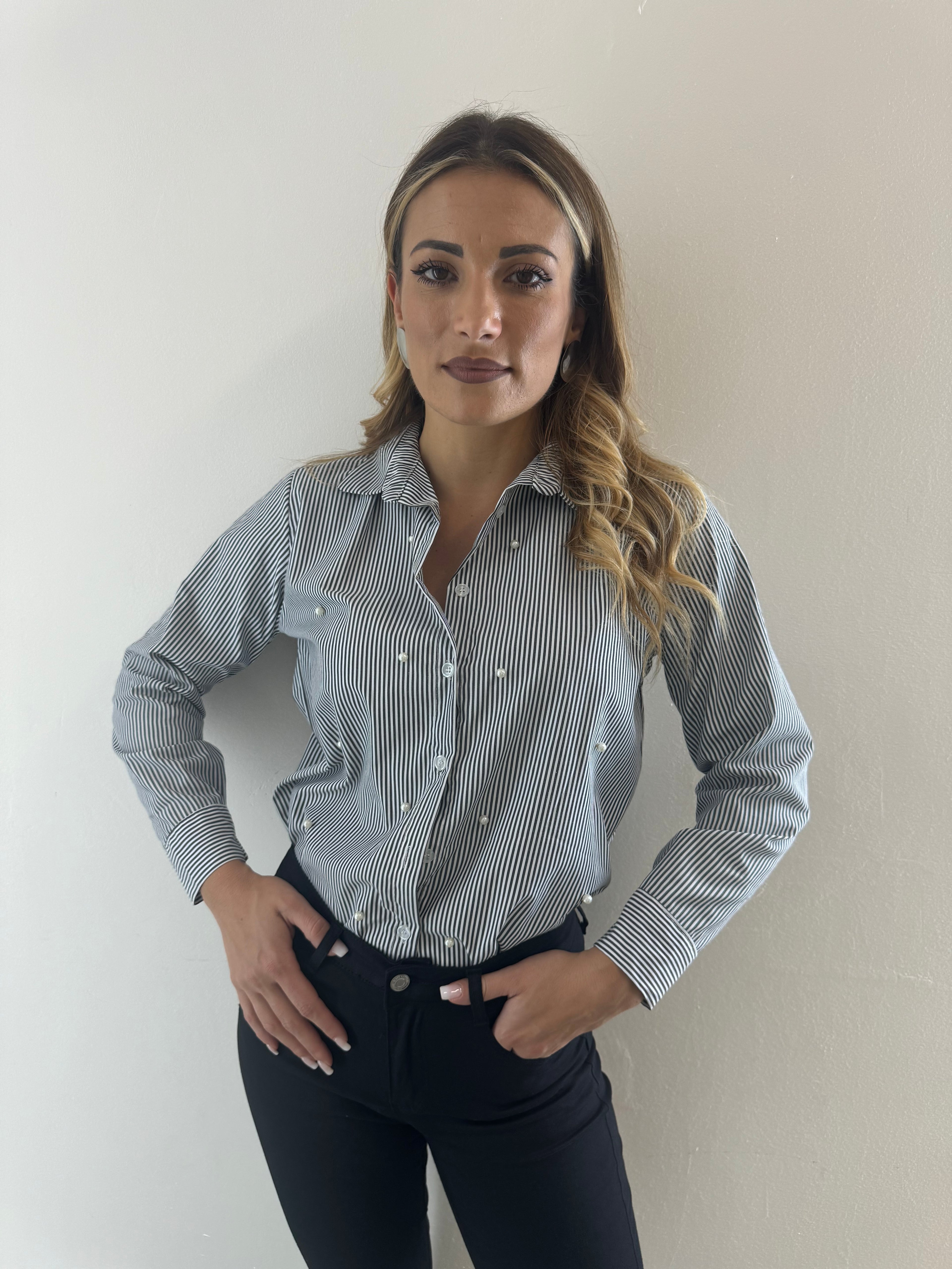 Camicia Perlage