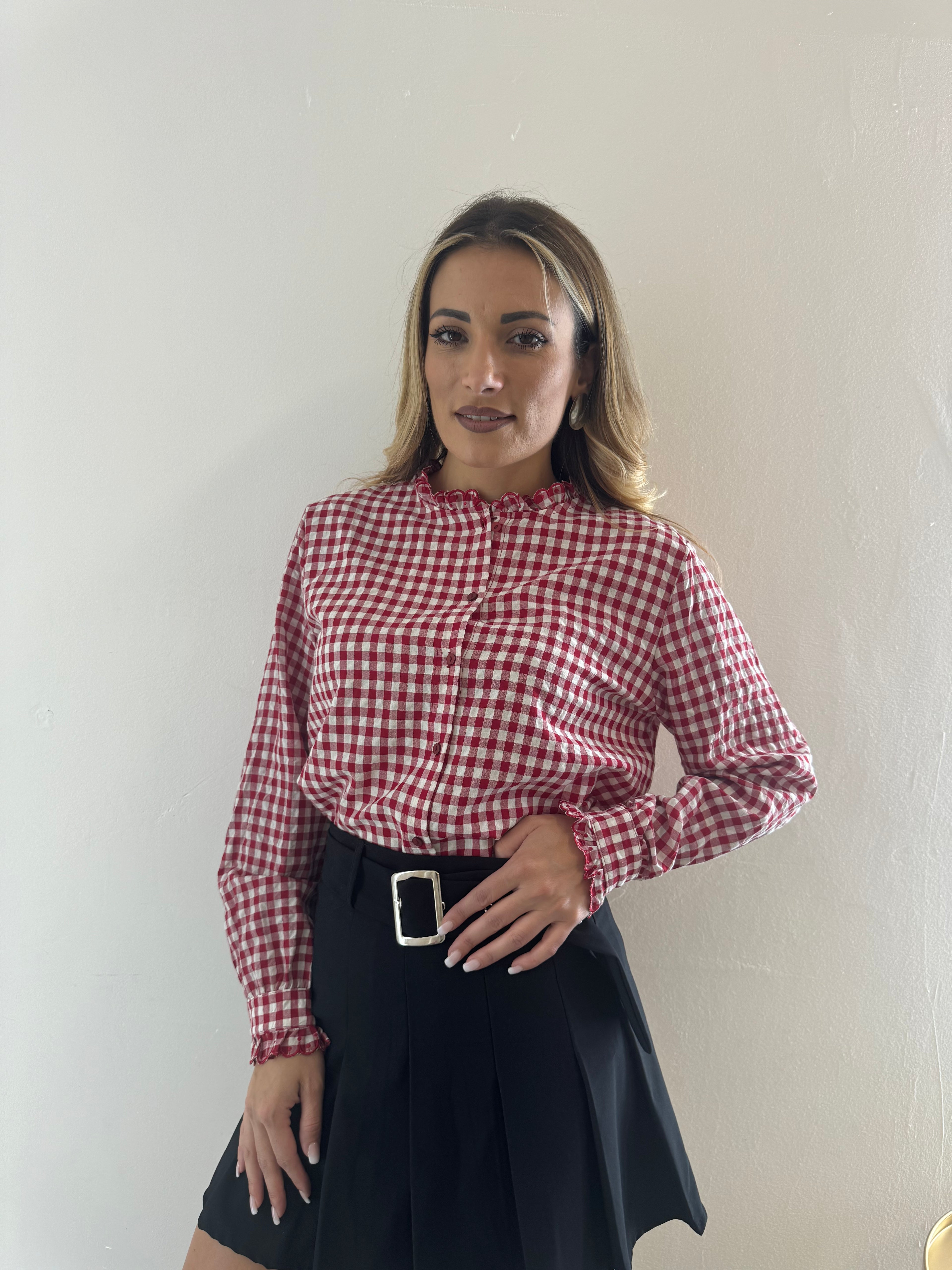 Camicia Quadri red