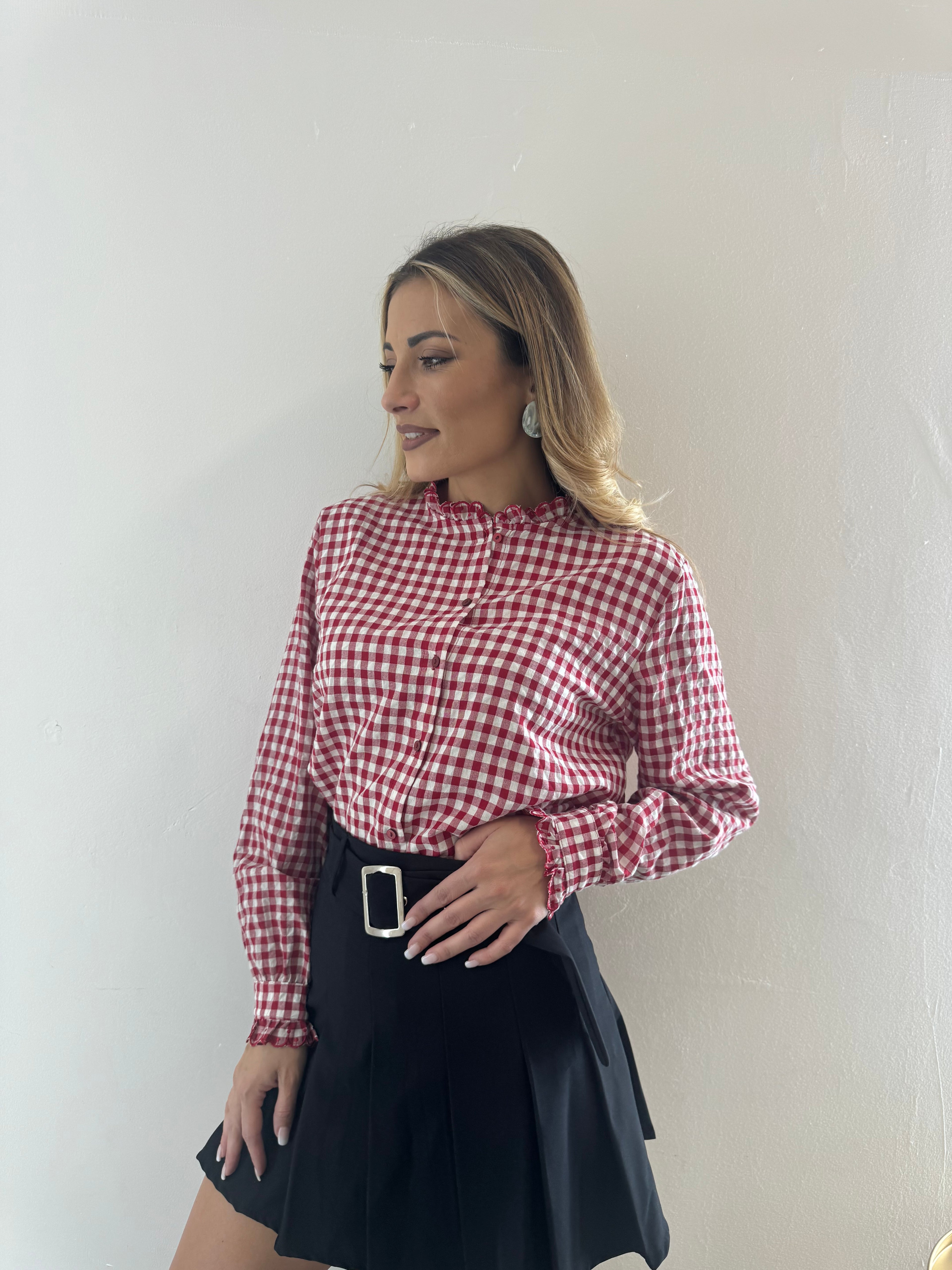 Camicia Quadri red
