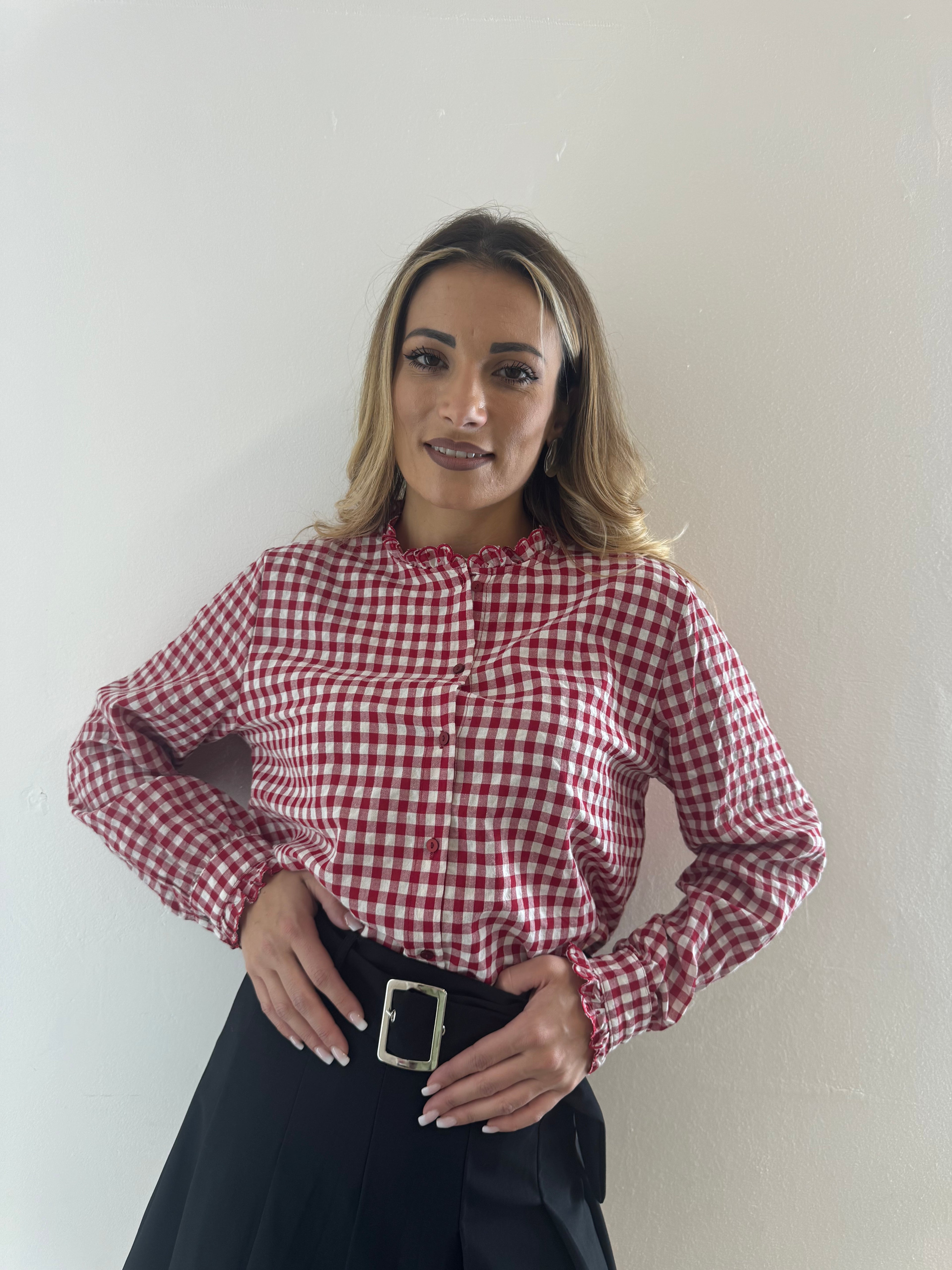 Camicia Quadri red