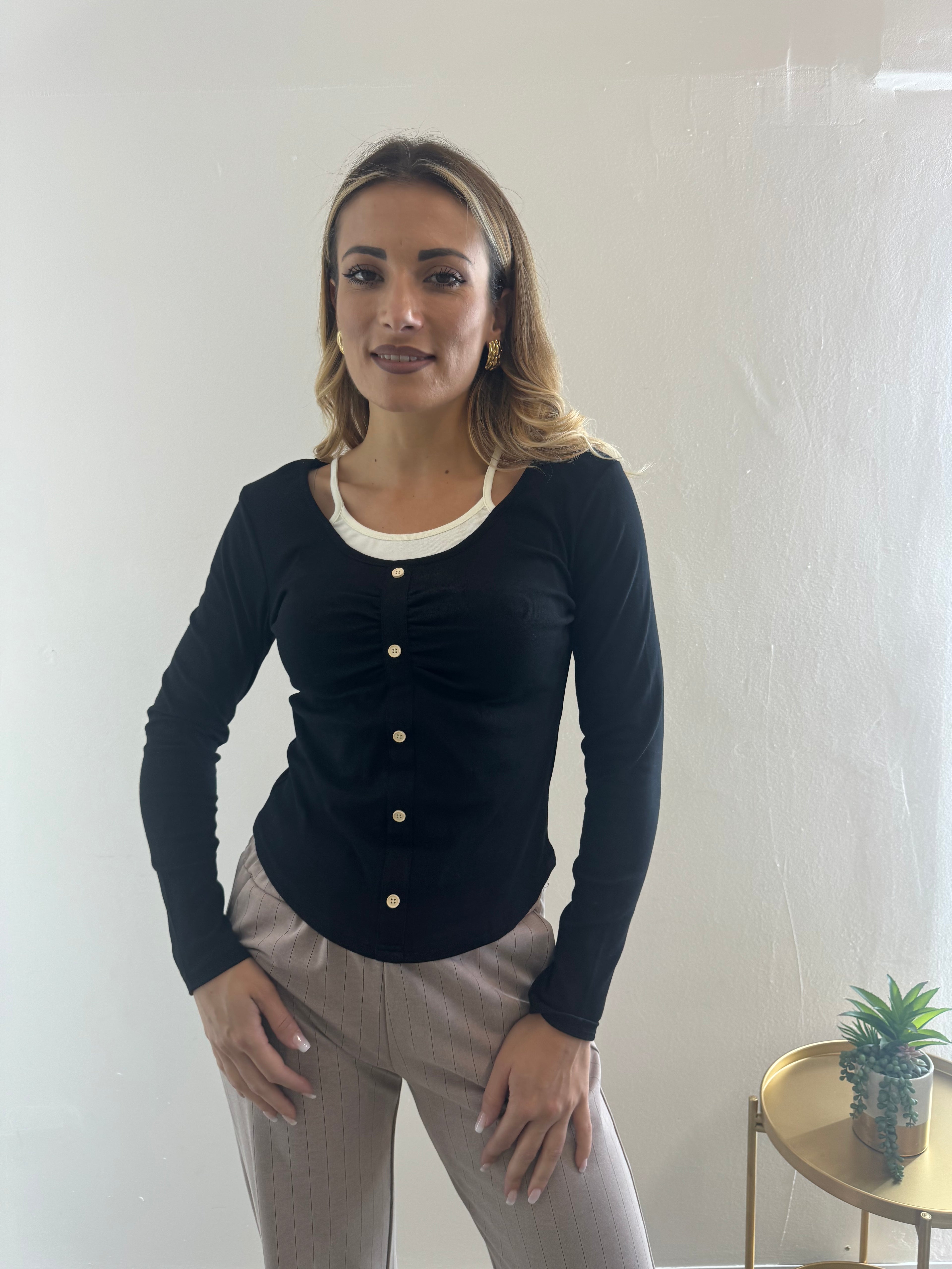 Maglia Canotta Black