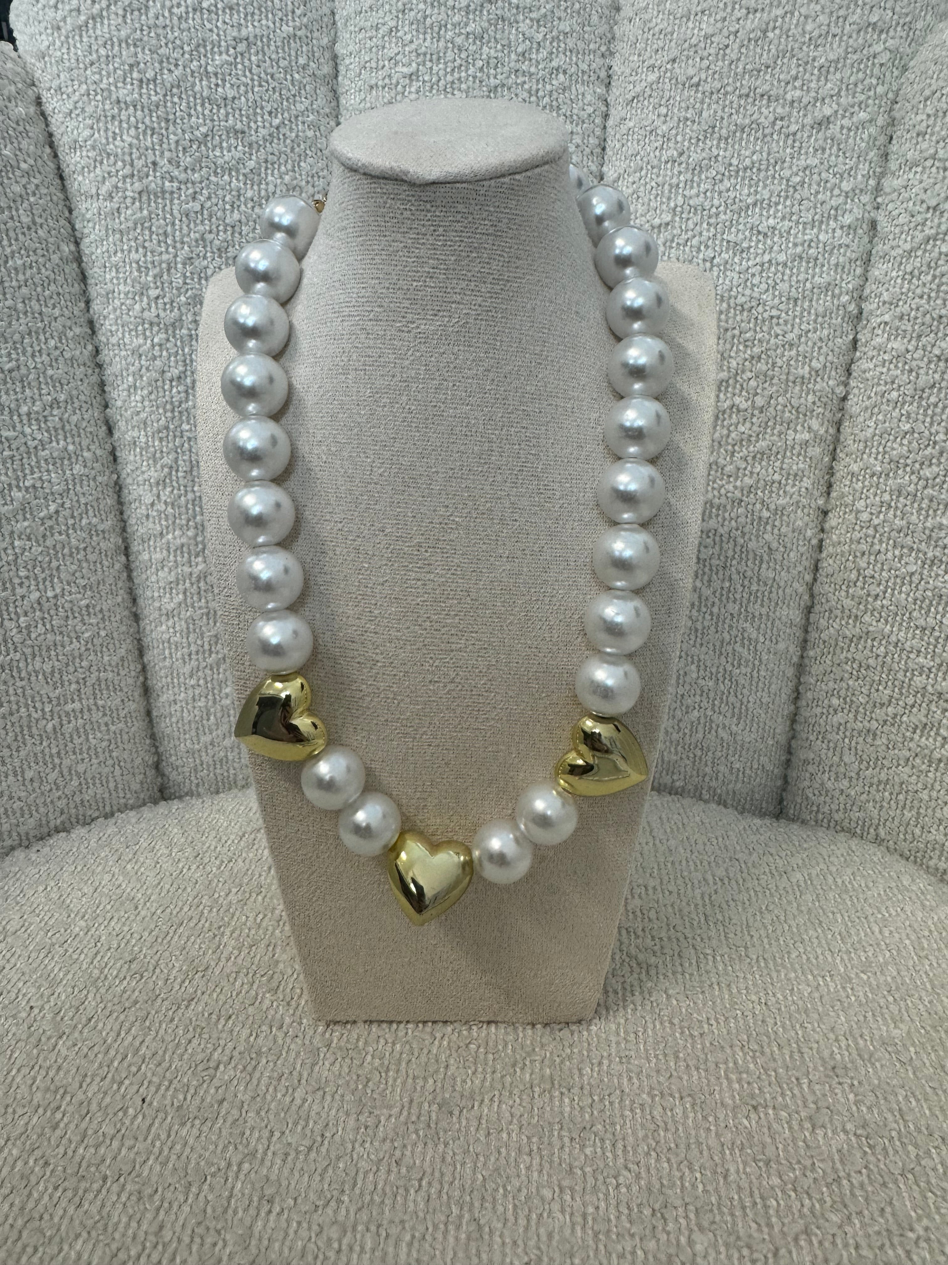 Choker Cuori Gold