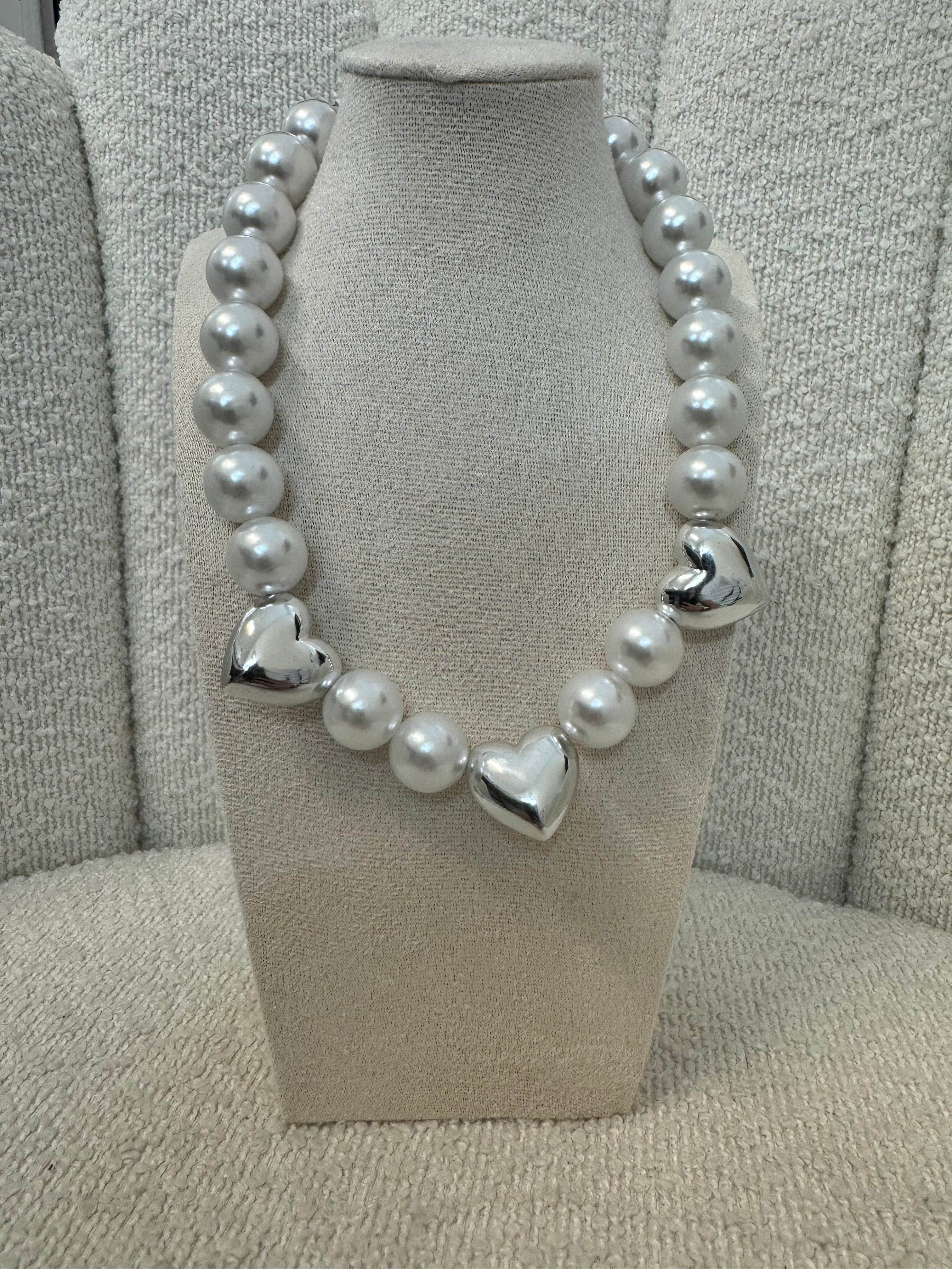 Choker Cuori Silver