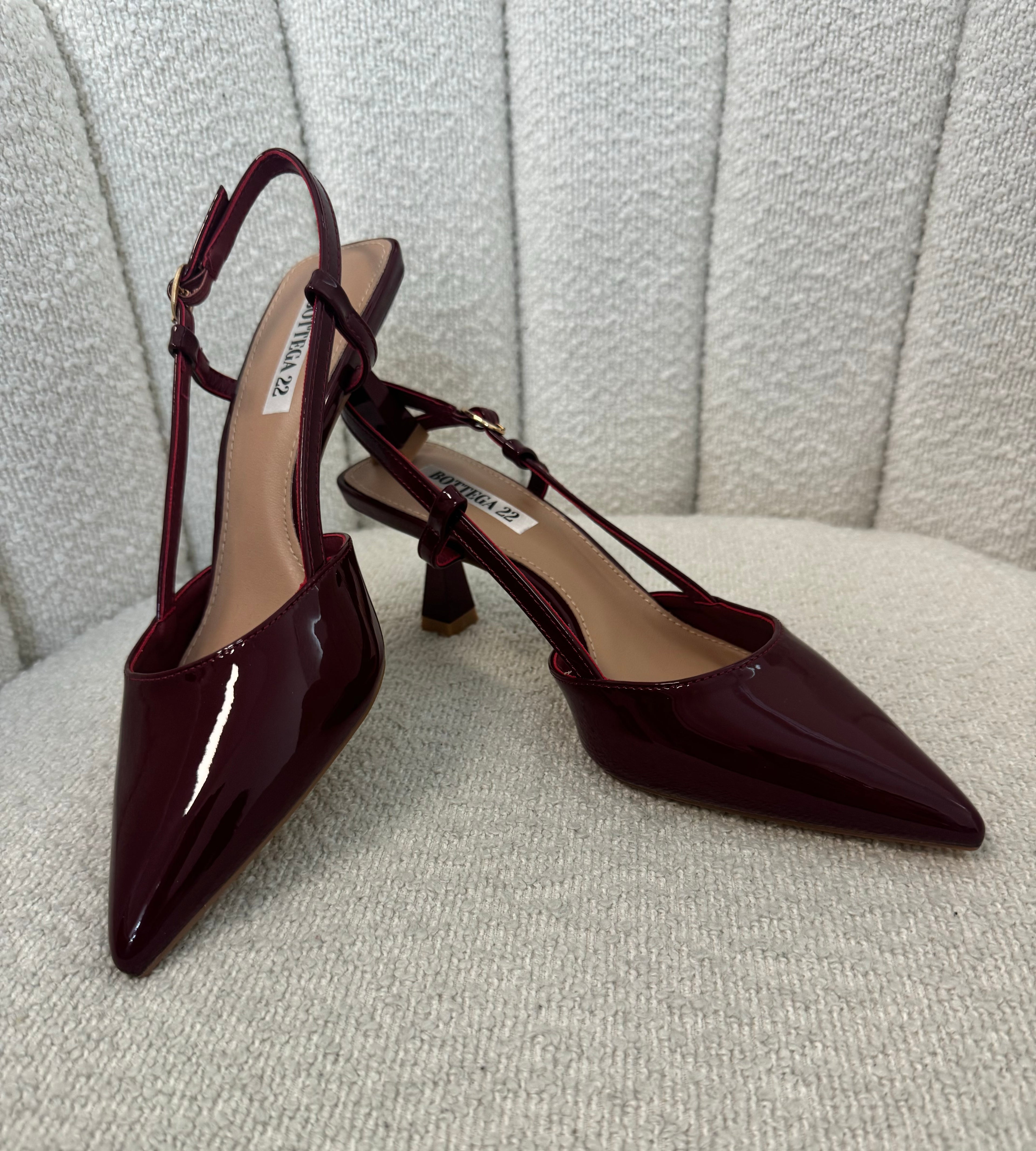 Slingback Bordeaux