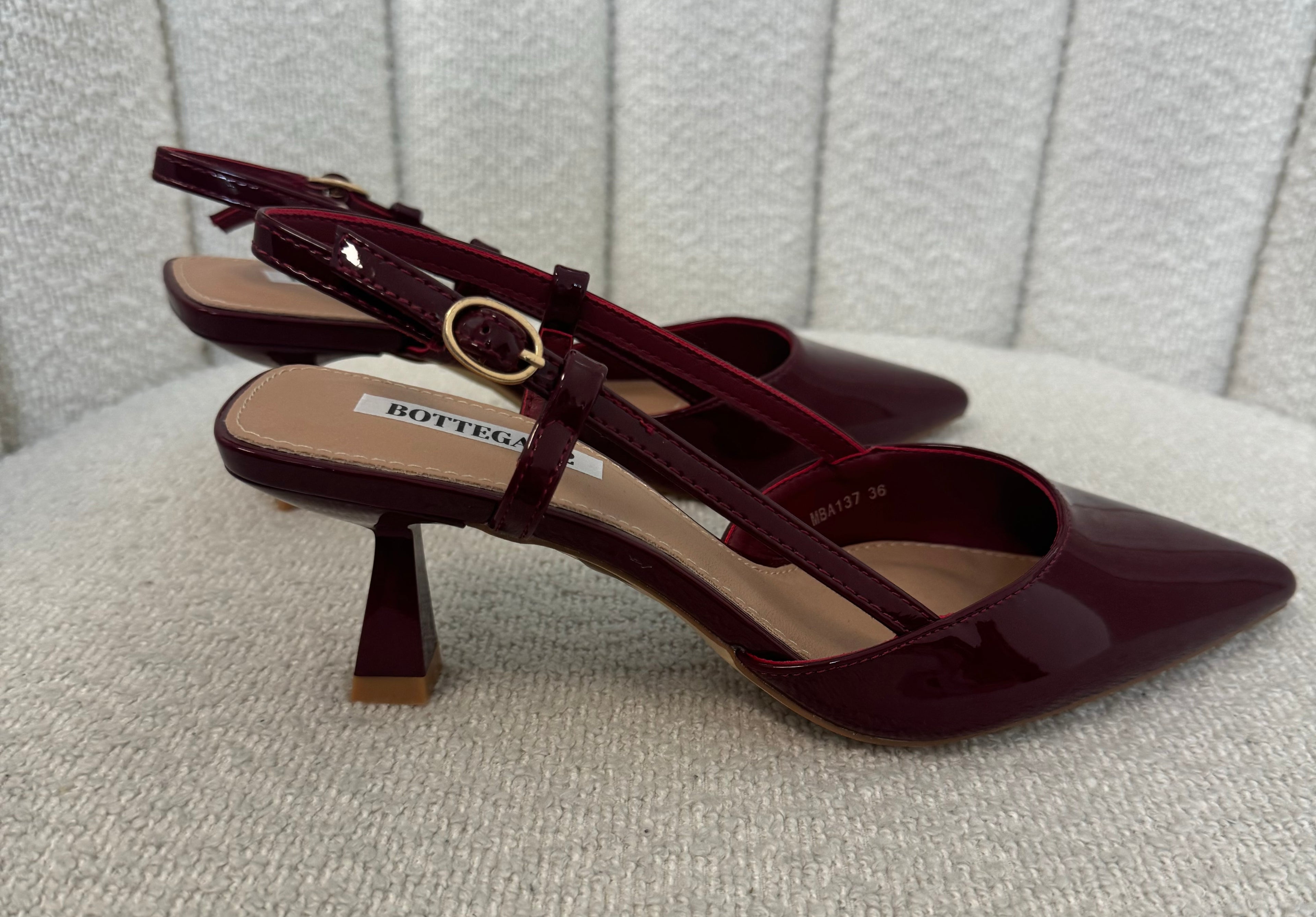 Slingback Bordeaux