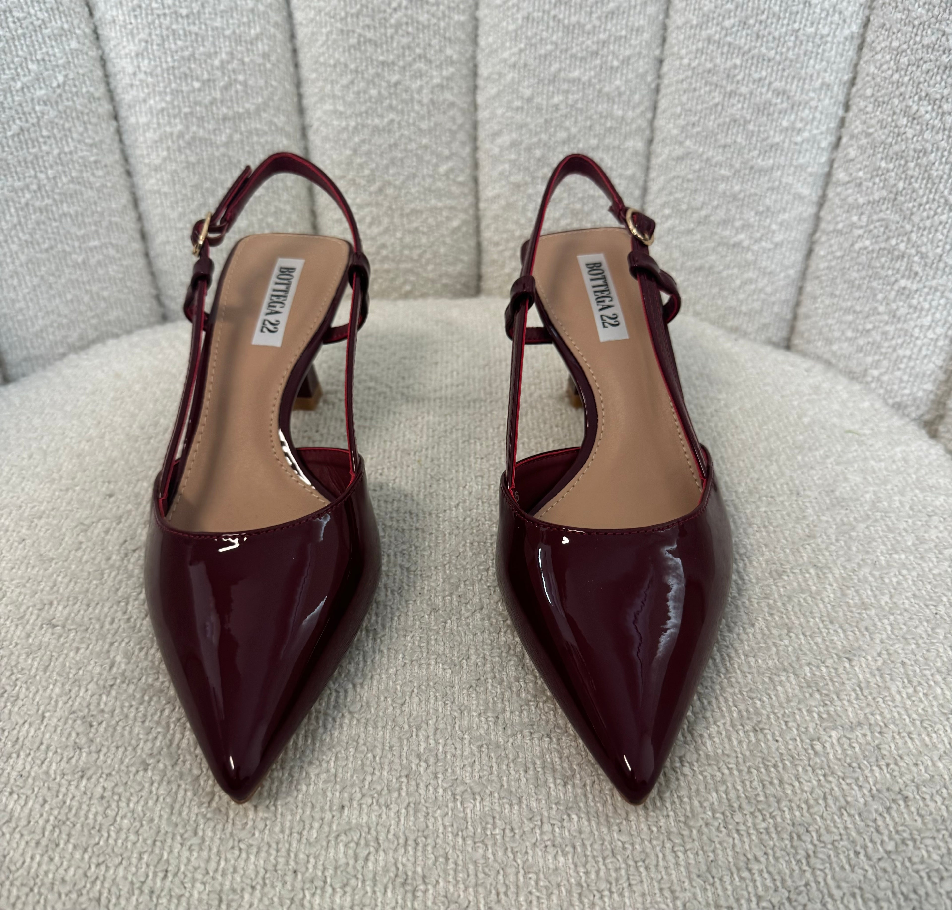 Slingback Bordeaux