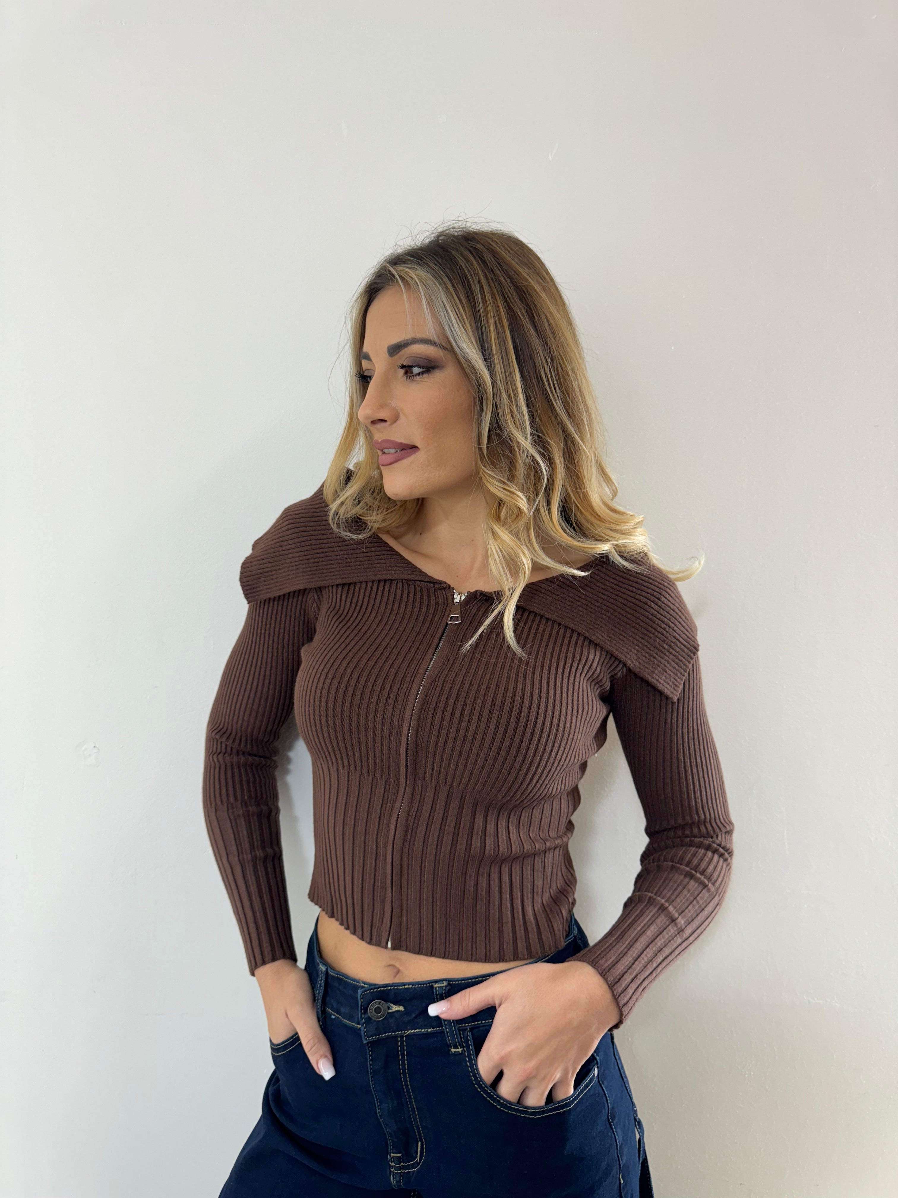 Cardigan Costine Choco