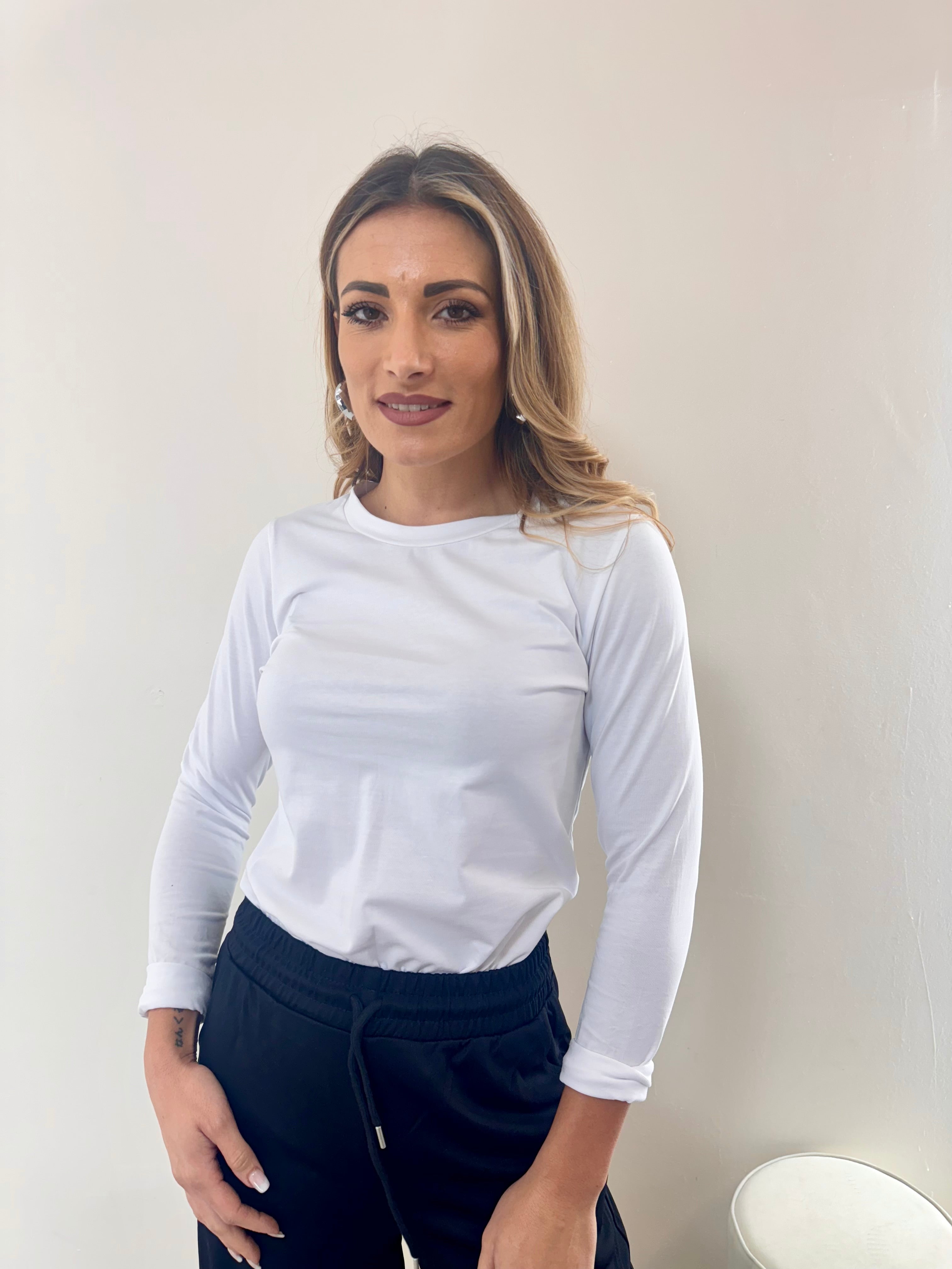 Shirt Manica Lunga White