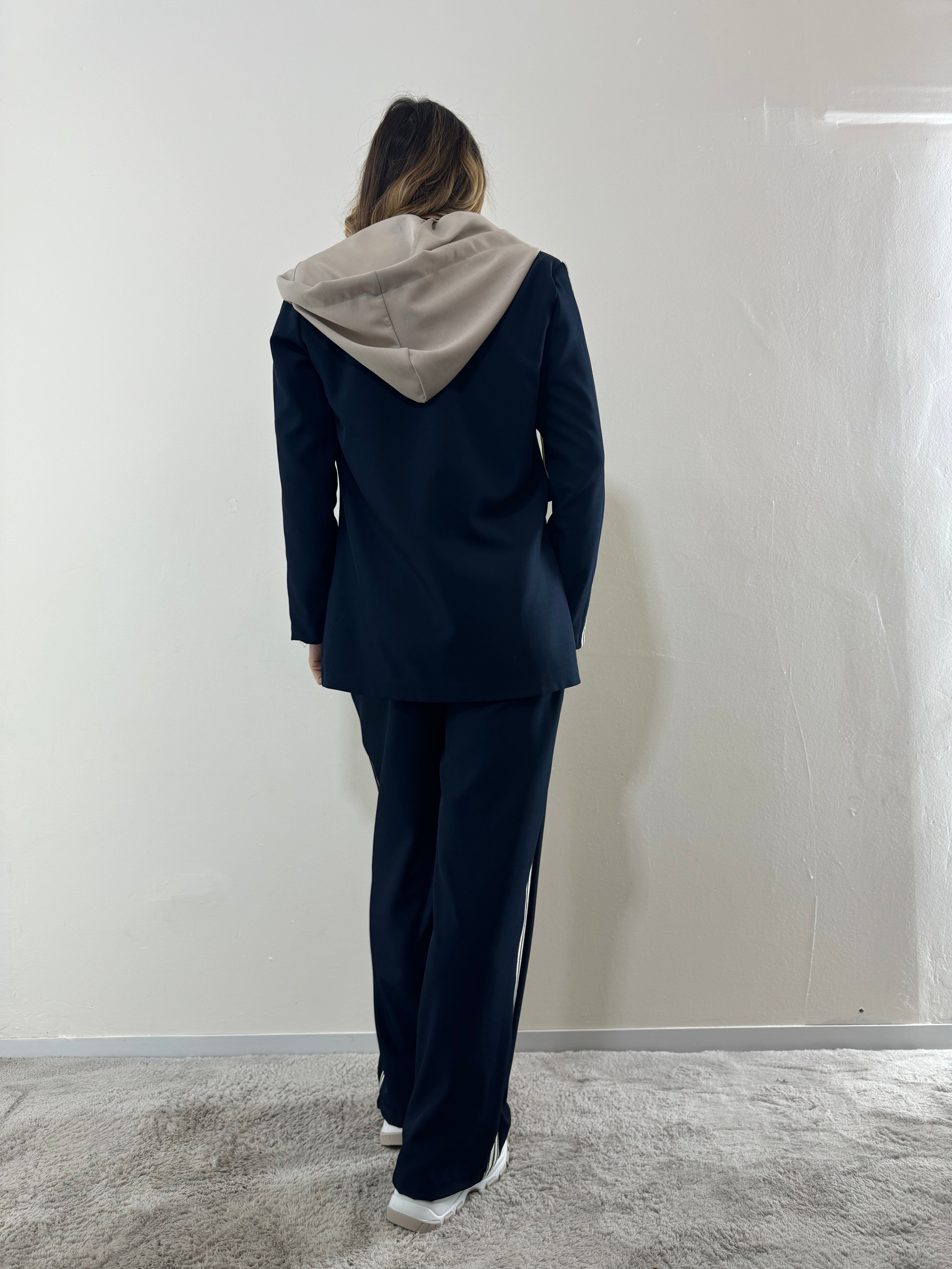 Tailleur SportyChic Blu Navy