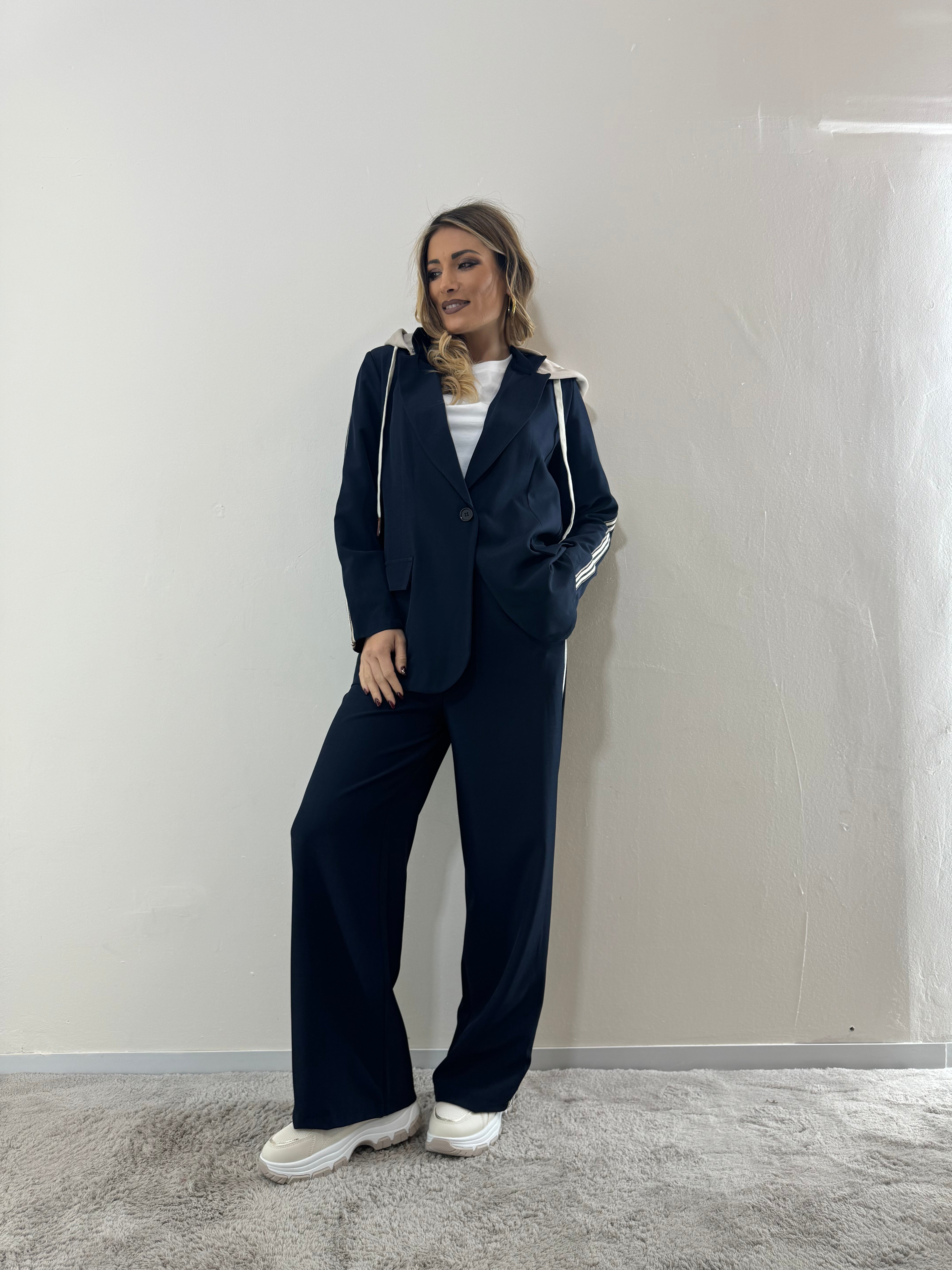 Tailleur SportyChic Blu Navy