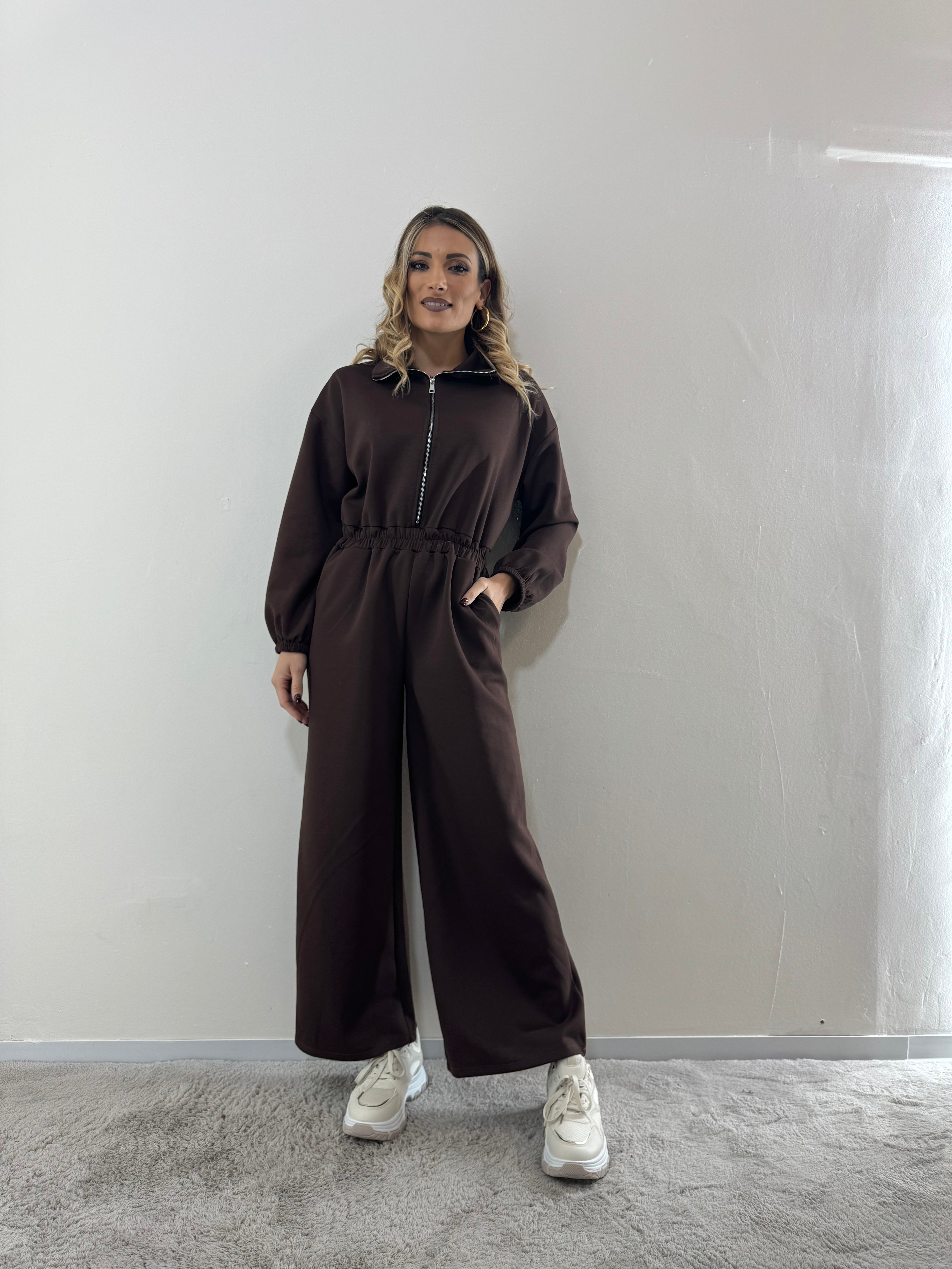 Jumpsuit Soft Touch Cioccolato