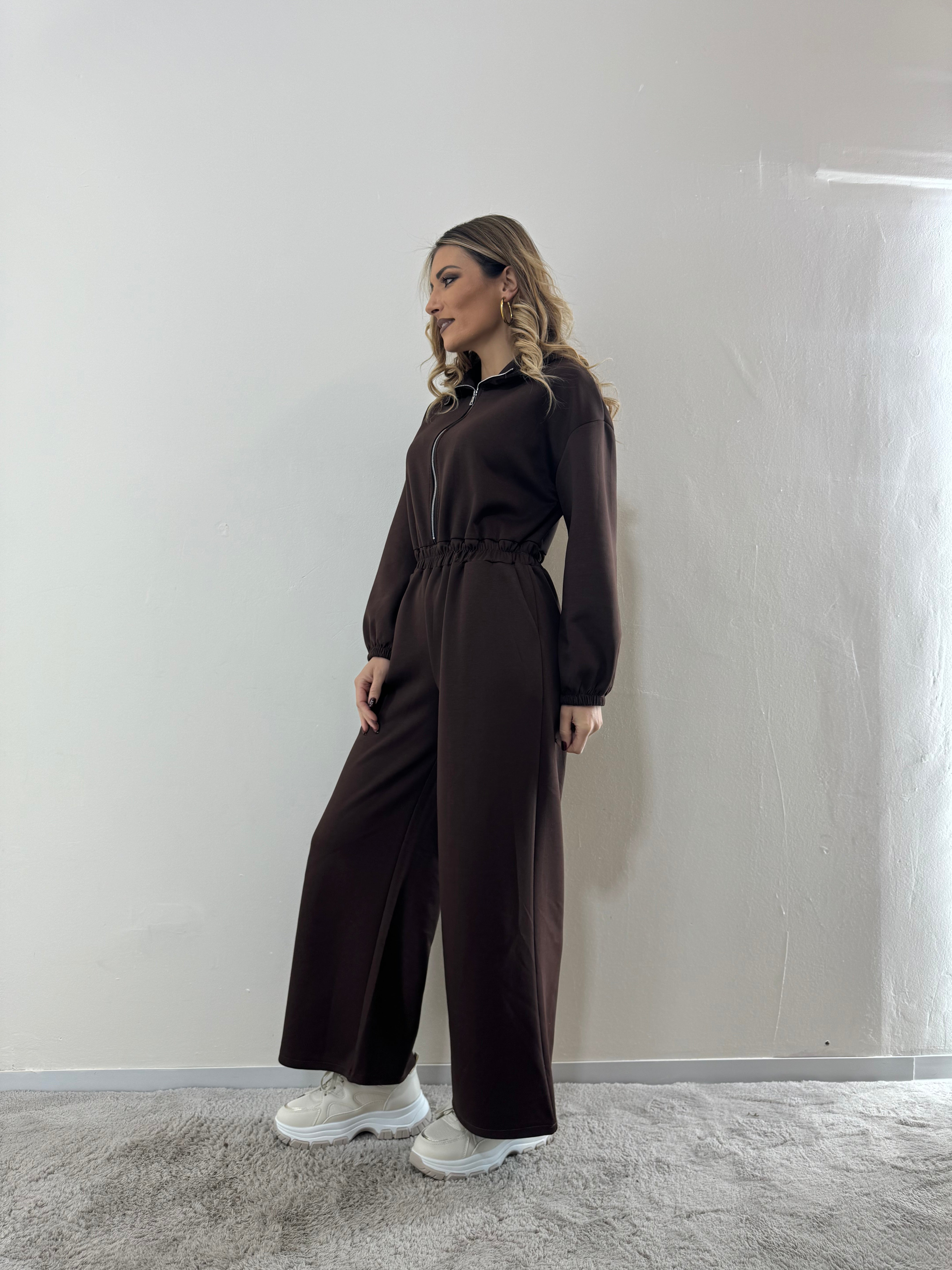Jumpsuit Soft Touch Cioccolato