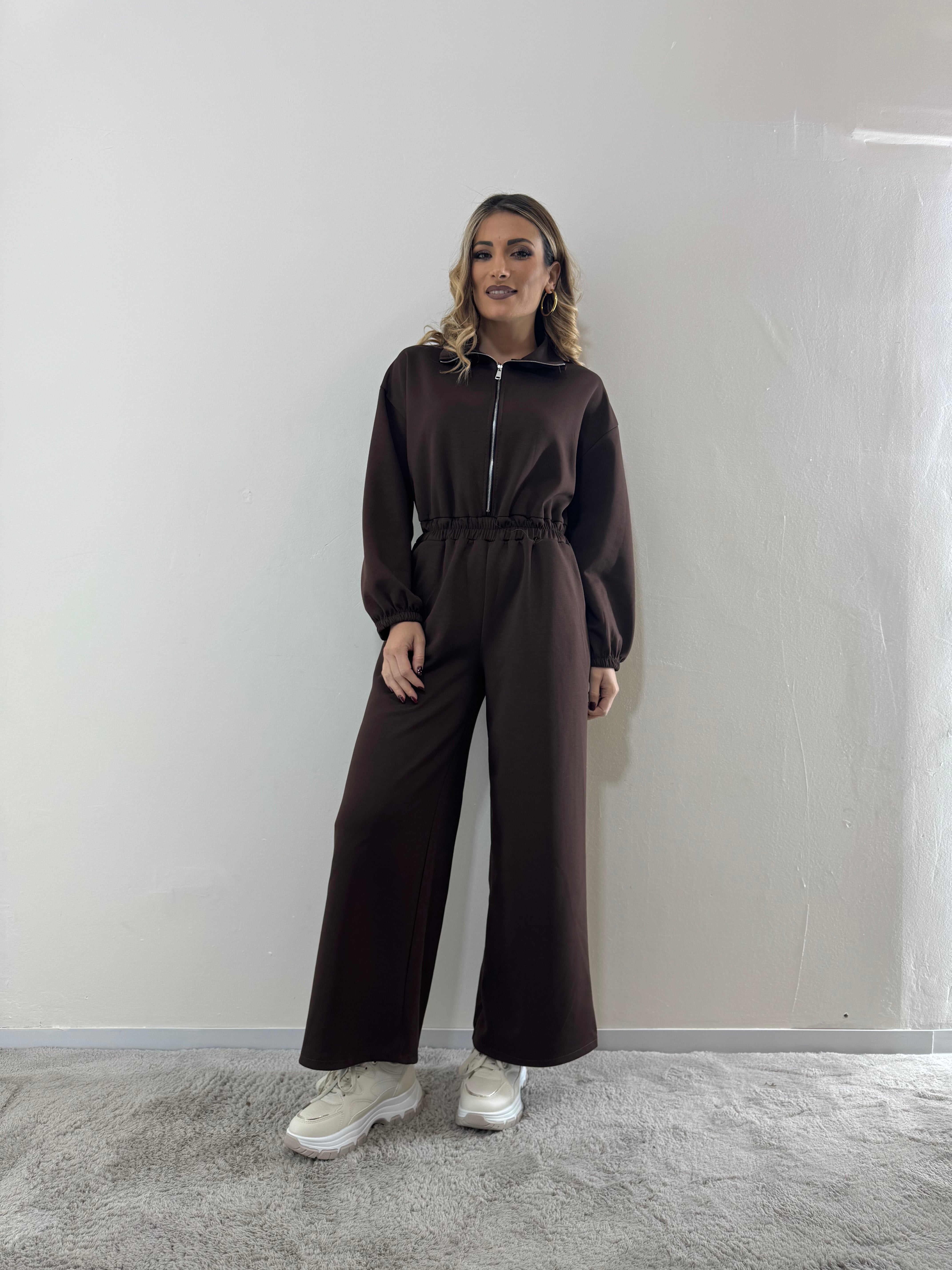 Jumpsuit Soft Touch Cioccolato