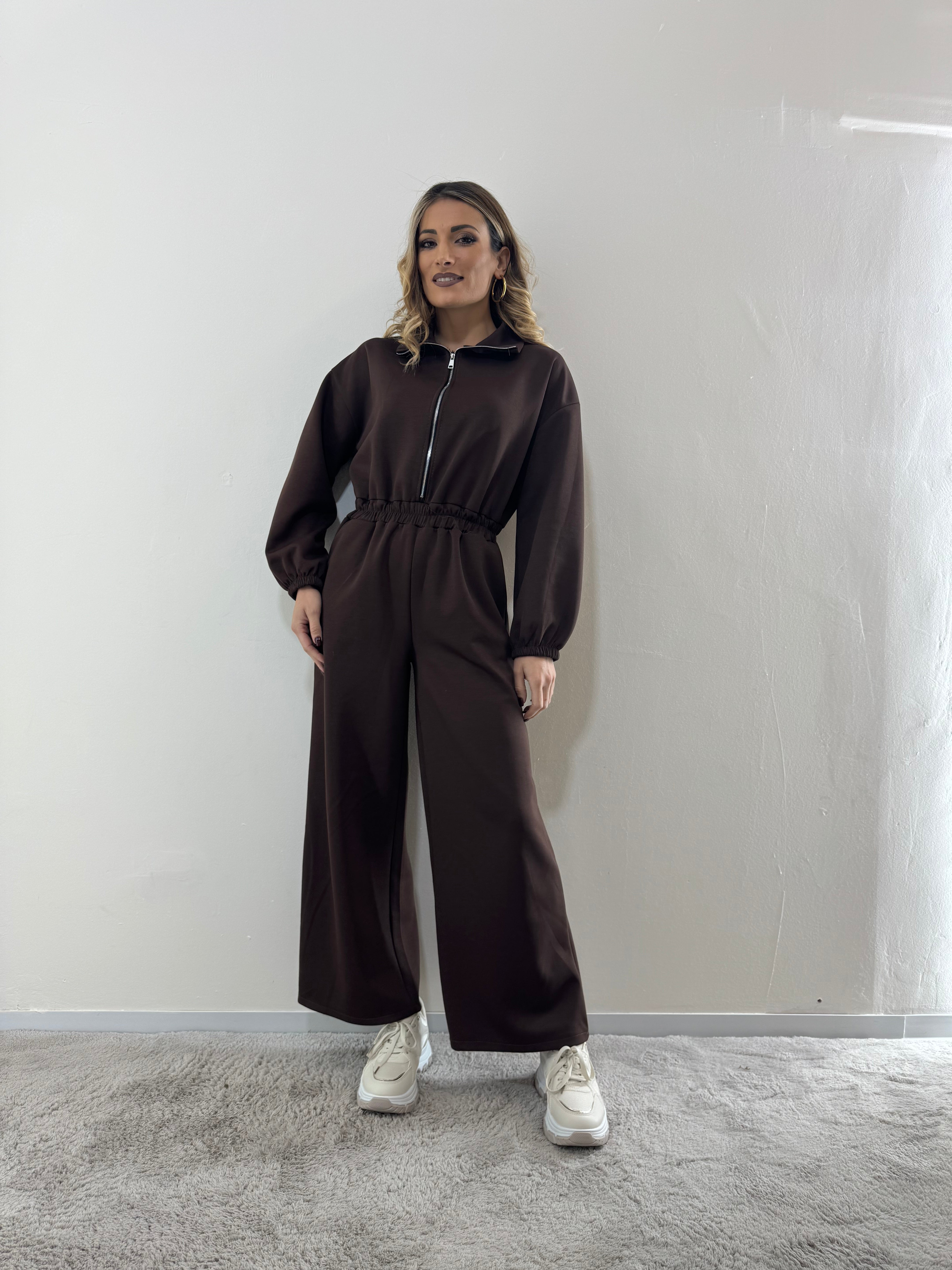 Jumpsuit Soft Touch Cioccolato