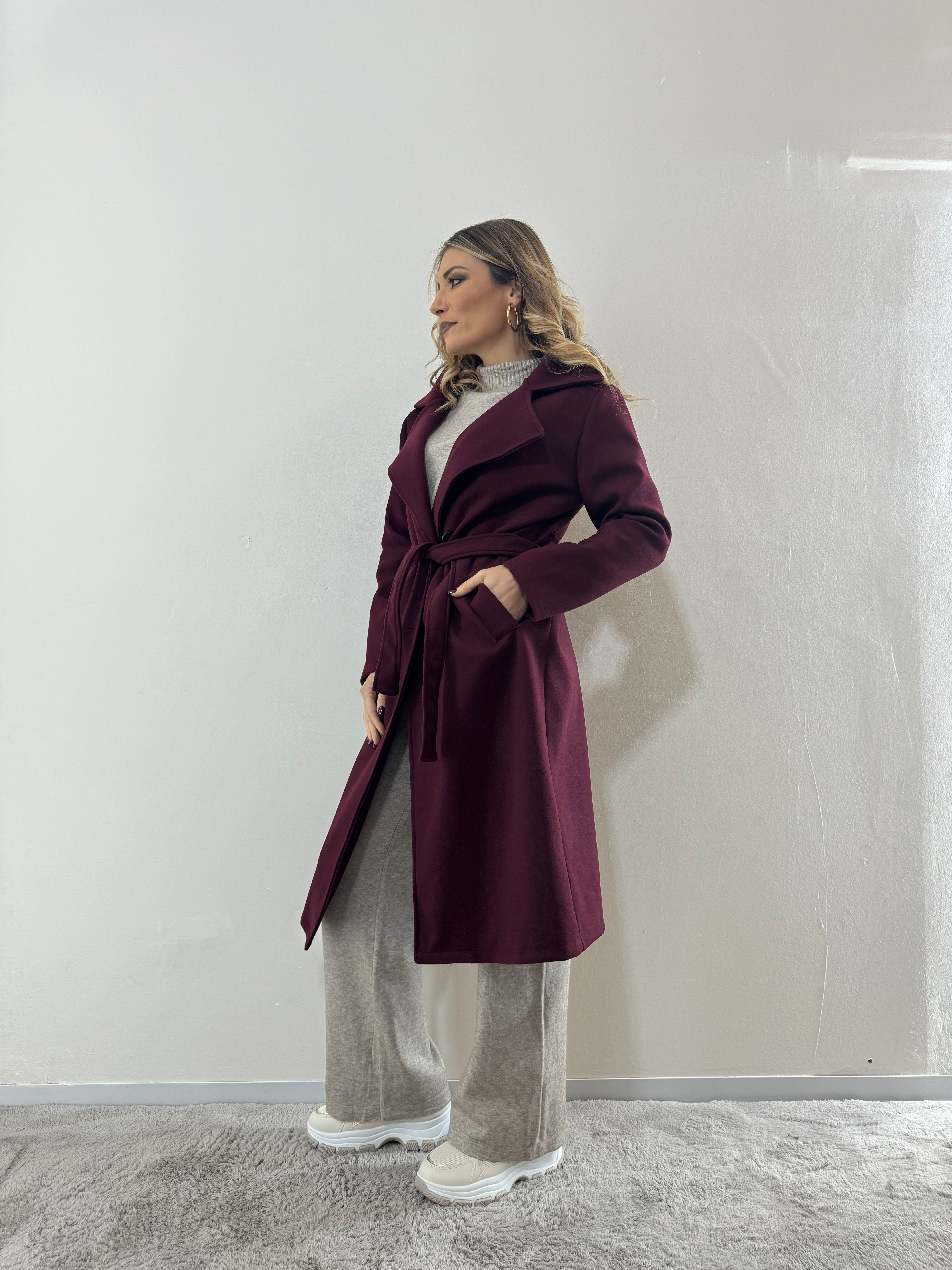 Cappotto Bordeaux