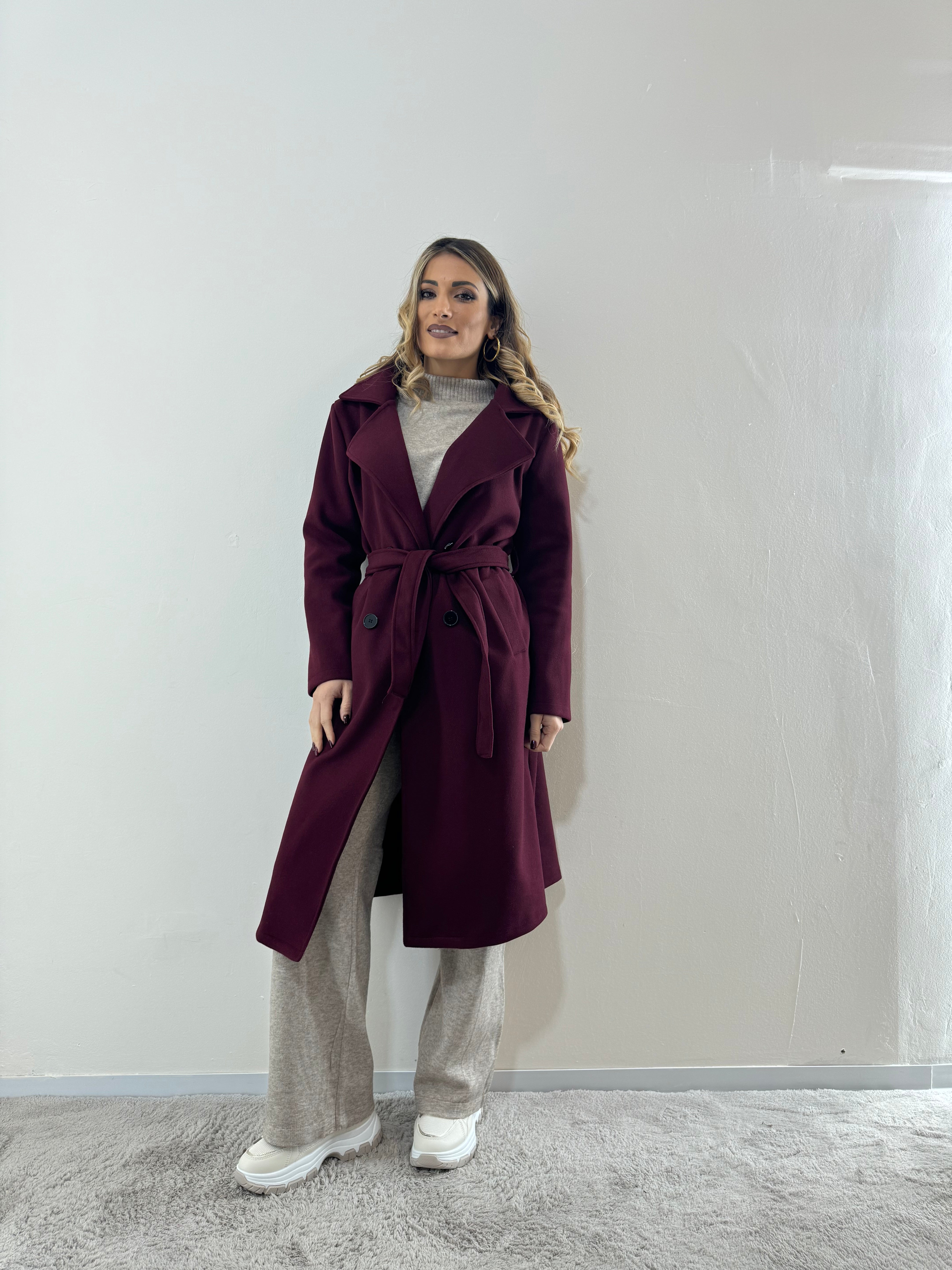 Cappotto Bordeaux