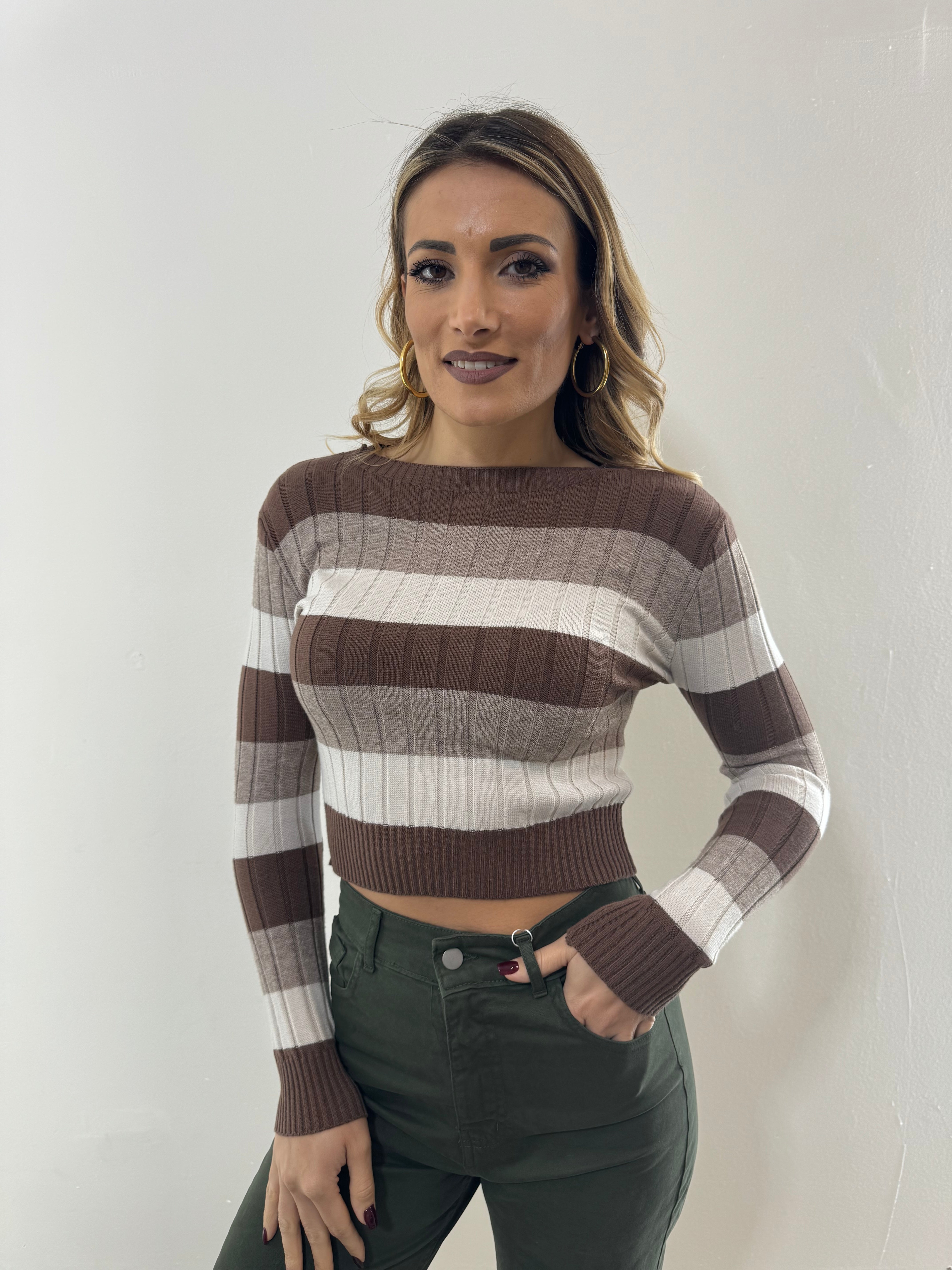 Pull Lana Rasata Cioccolato