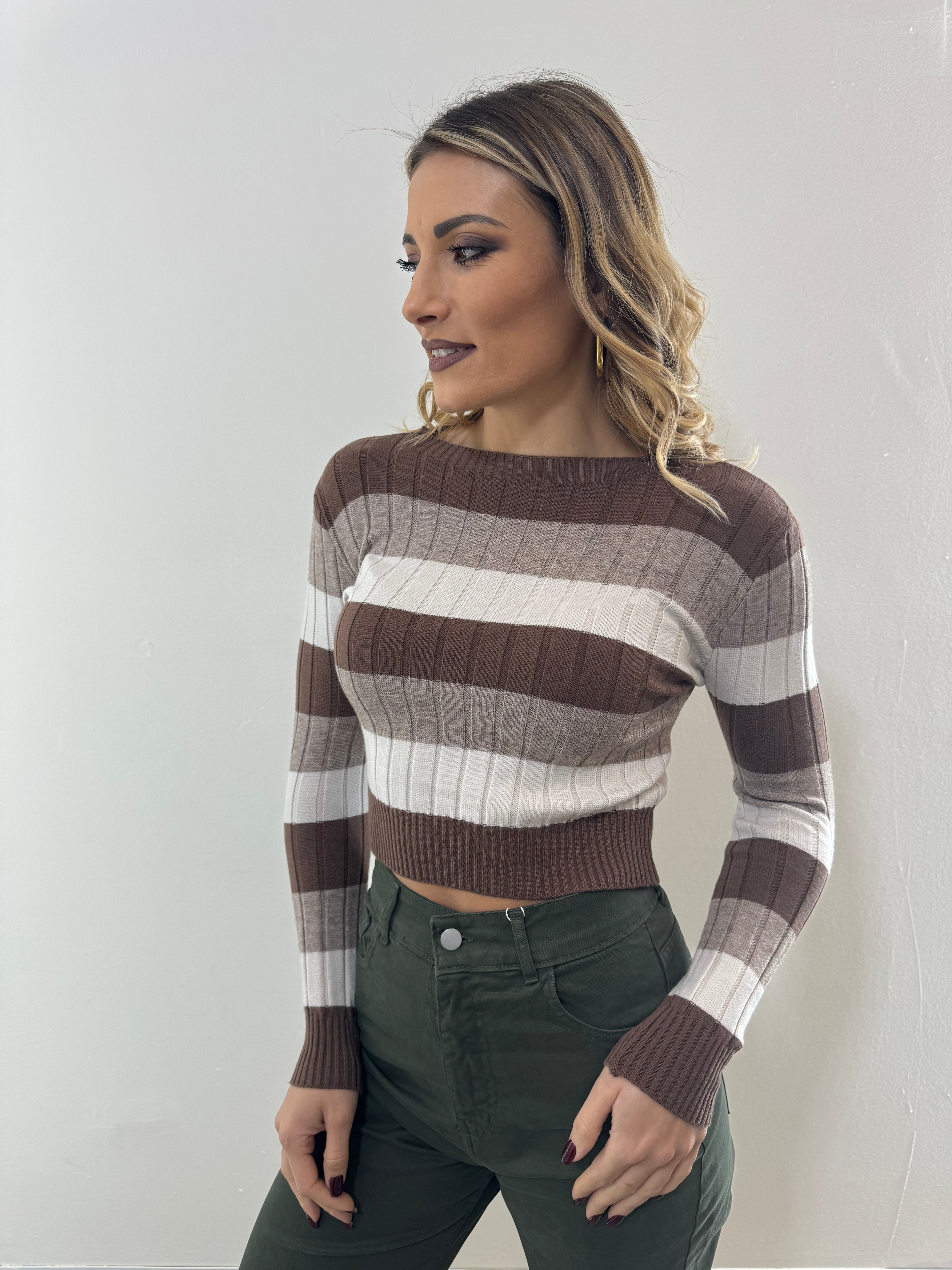 Pull Lana Rasata Cioccolato