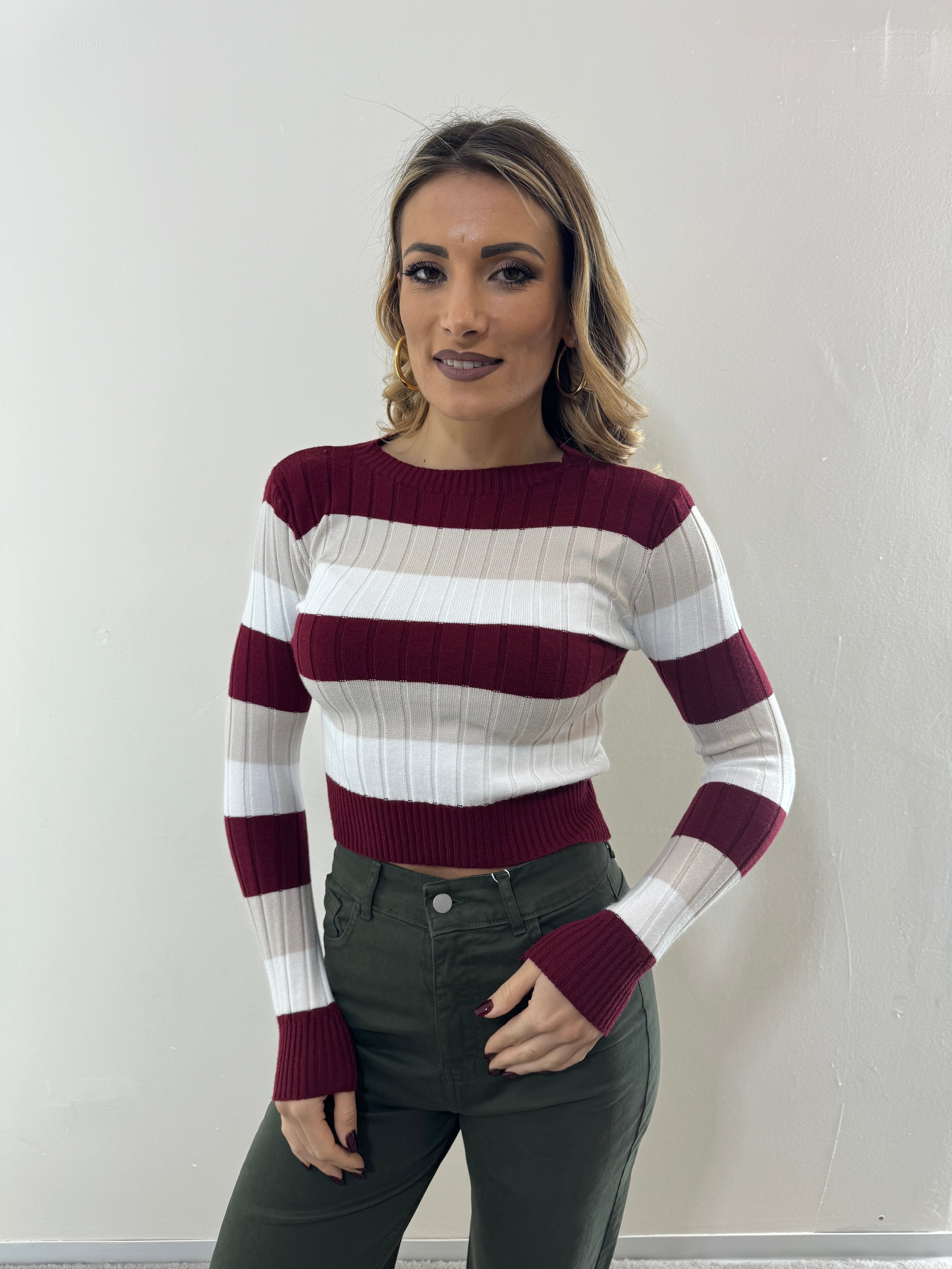 Pull Lana Rasata Amaranto