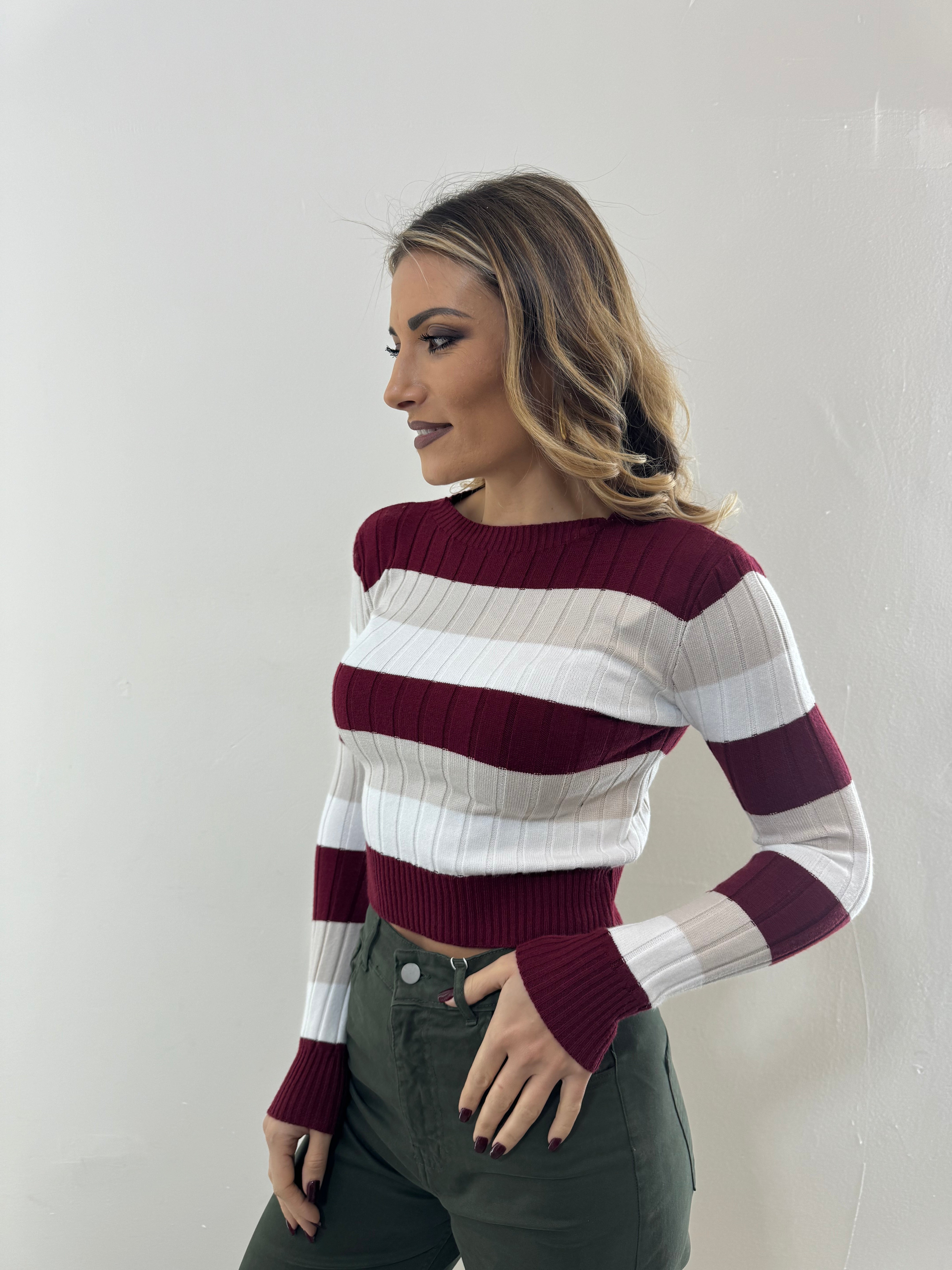 Pull Lana Rasata Amaranto