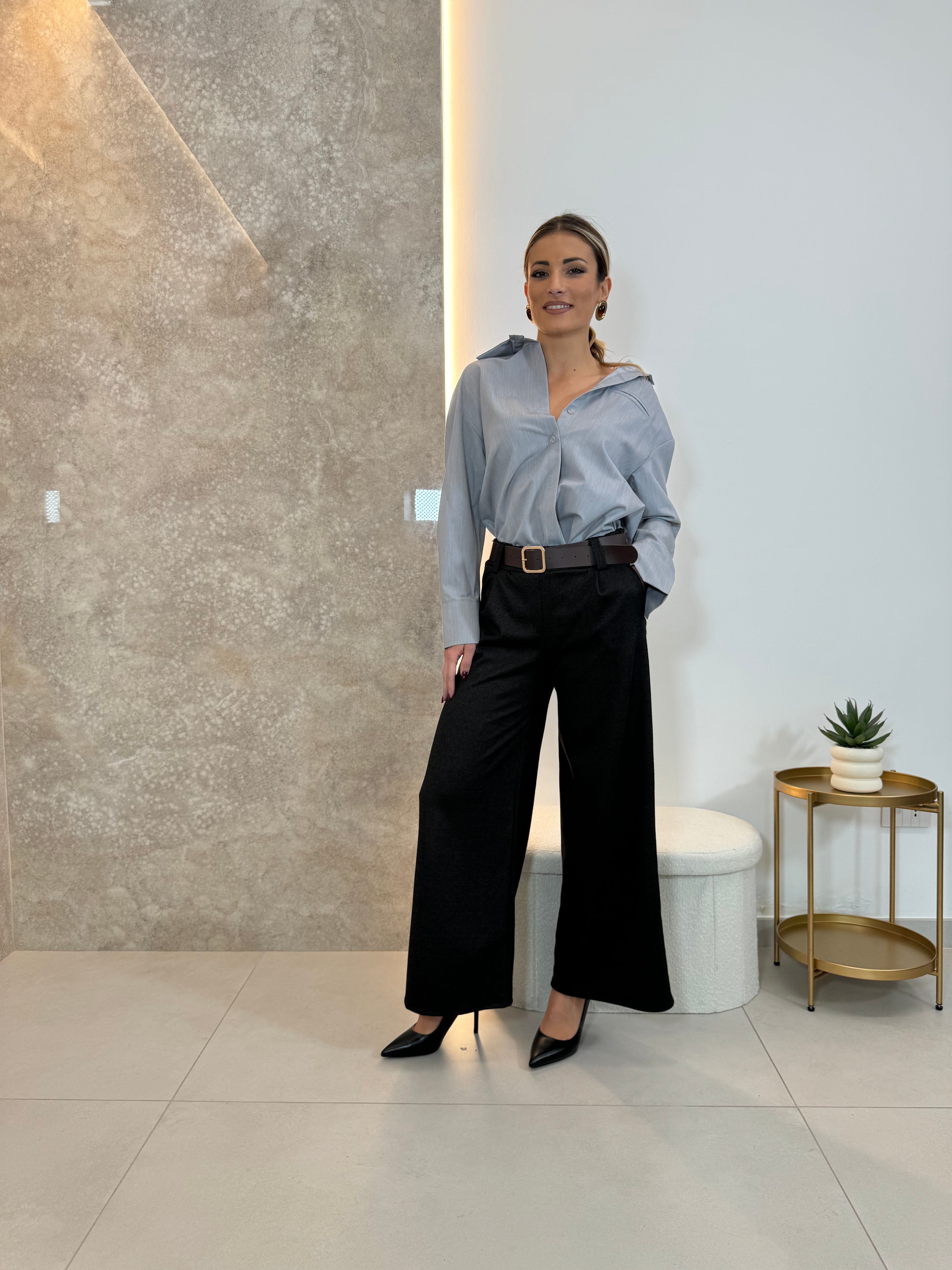 Pantalone Flare Cioccolato