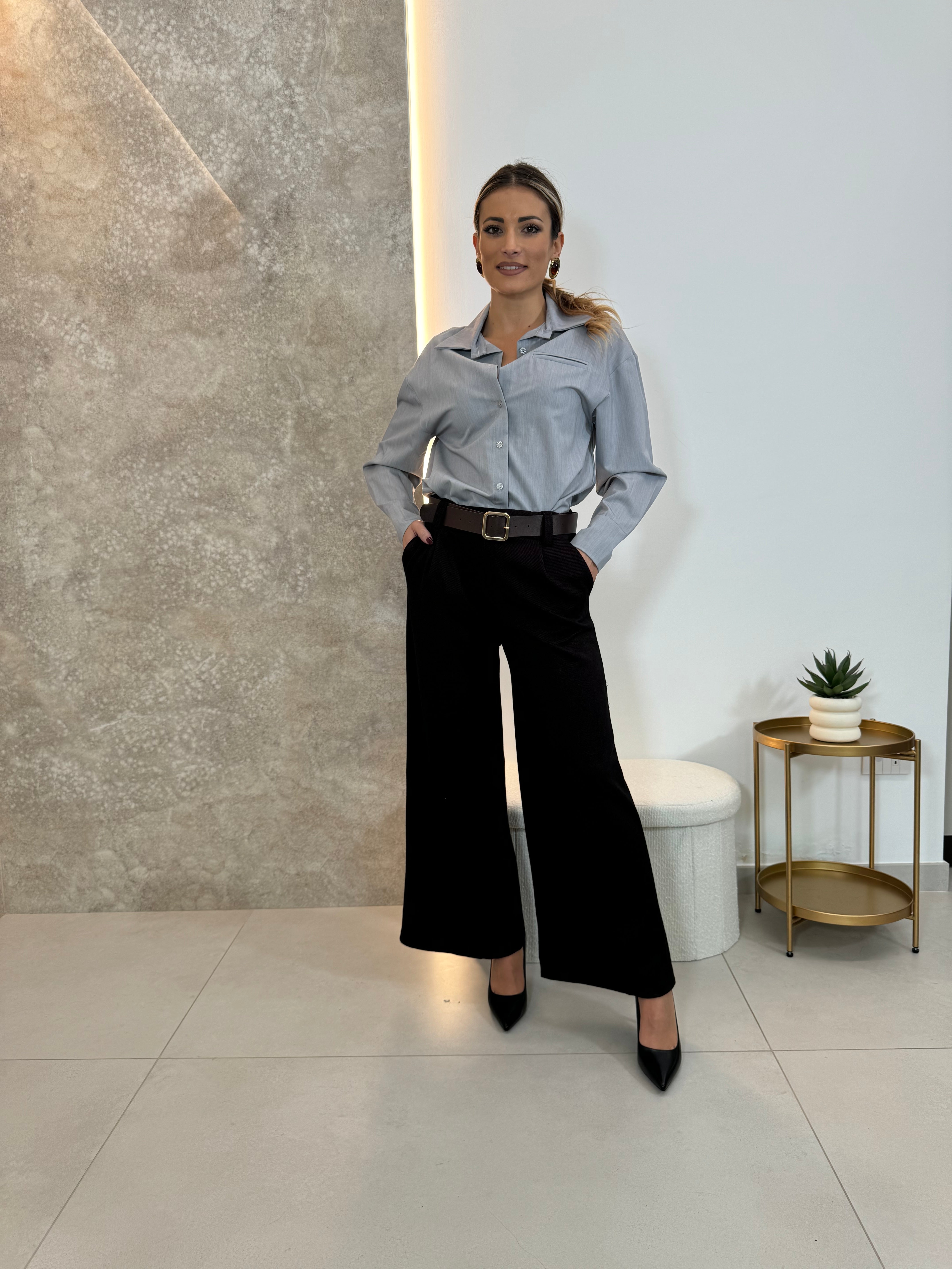 Pantalone Flare Cioccolato