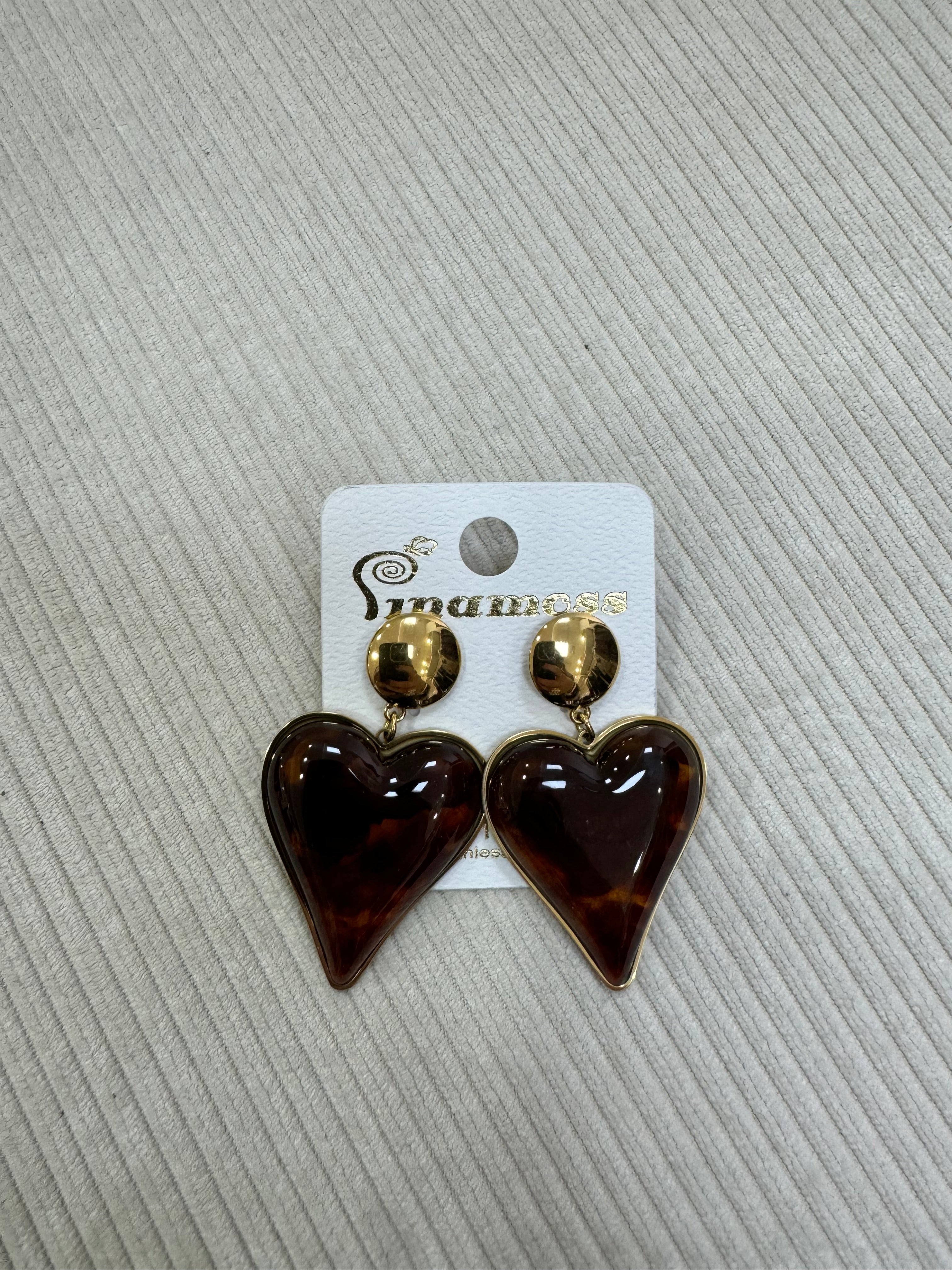 Orecchini Cuore Fluid