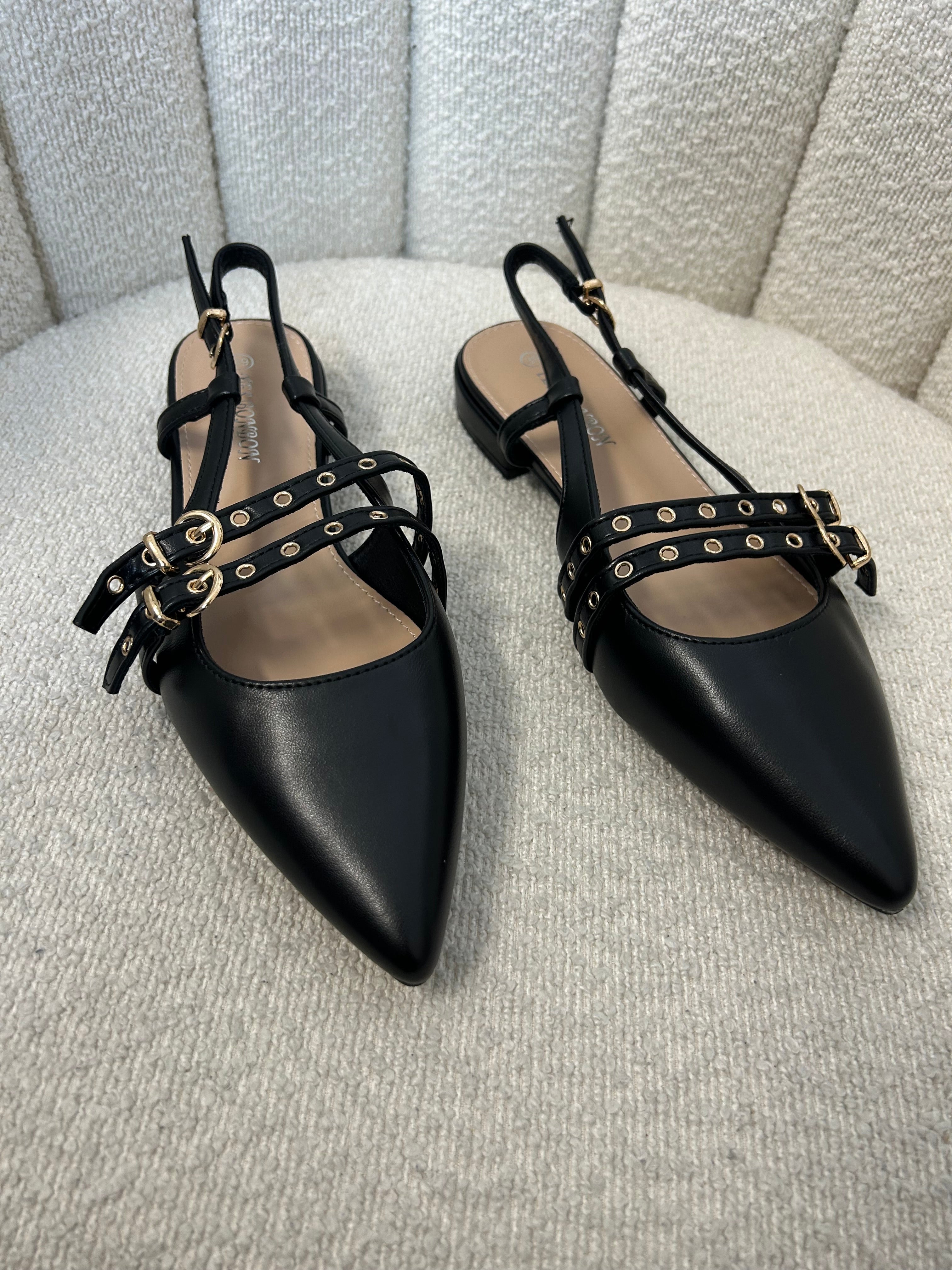 Ballerina Slingback Black