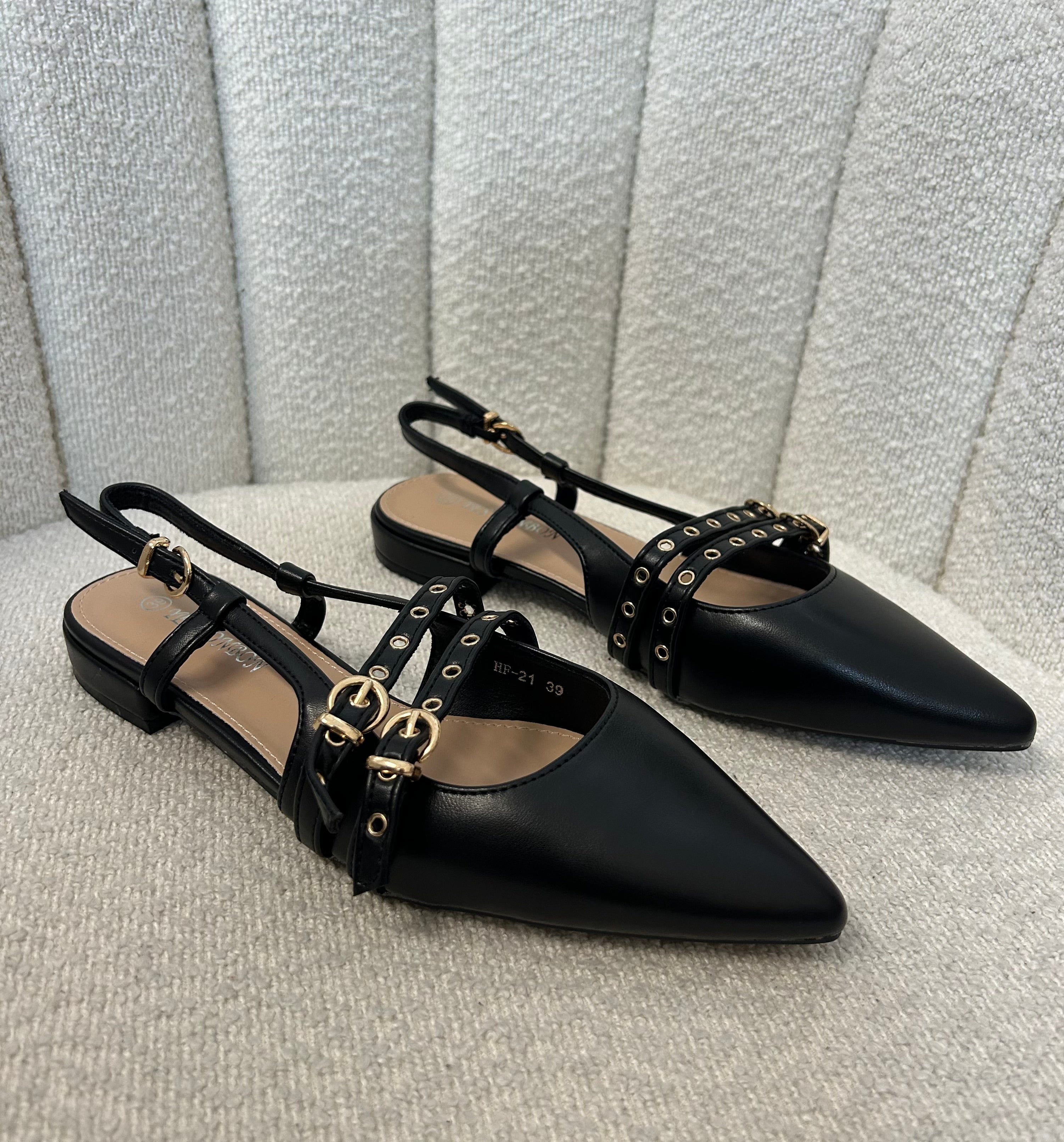 Ballerina Slingback Black