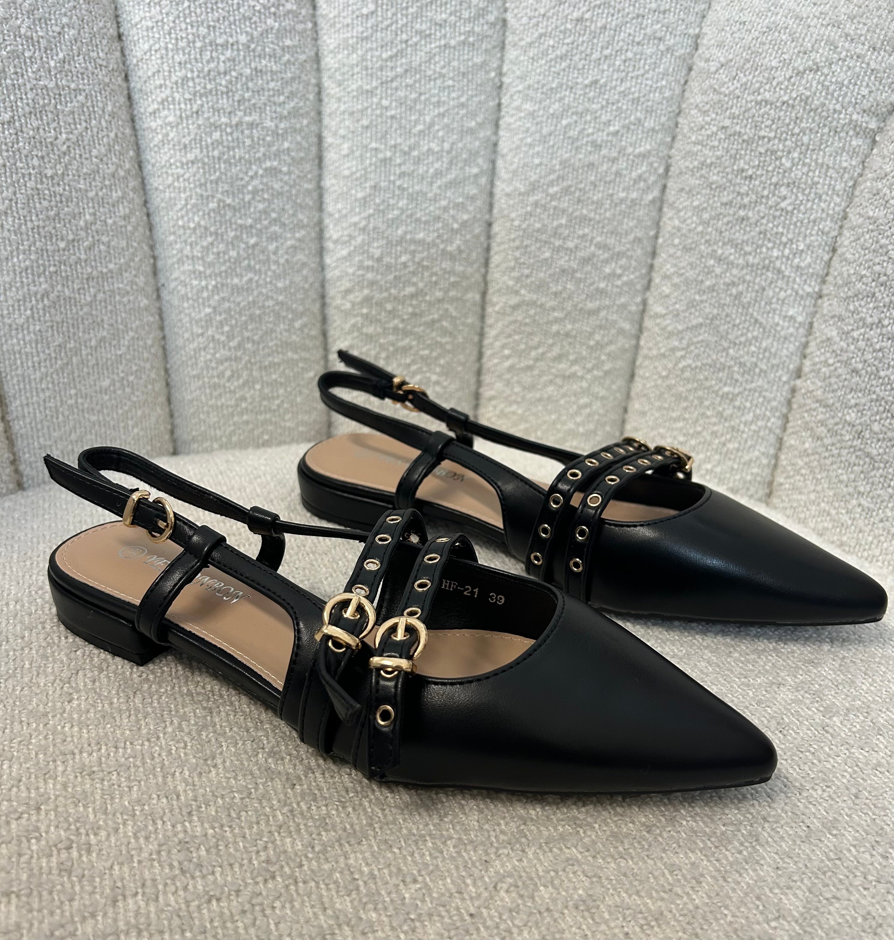 Ballerina Slingback Black