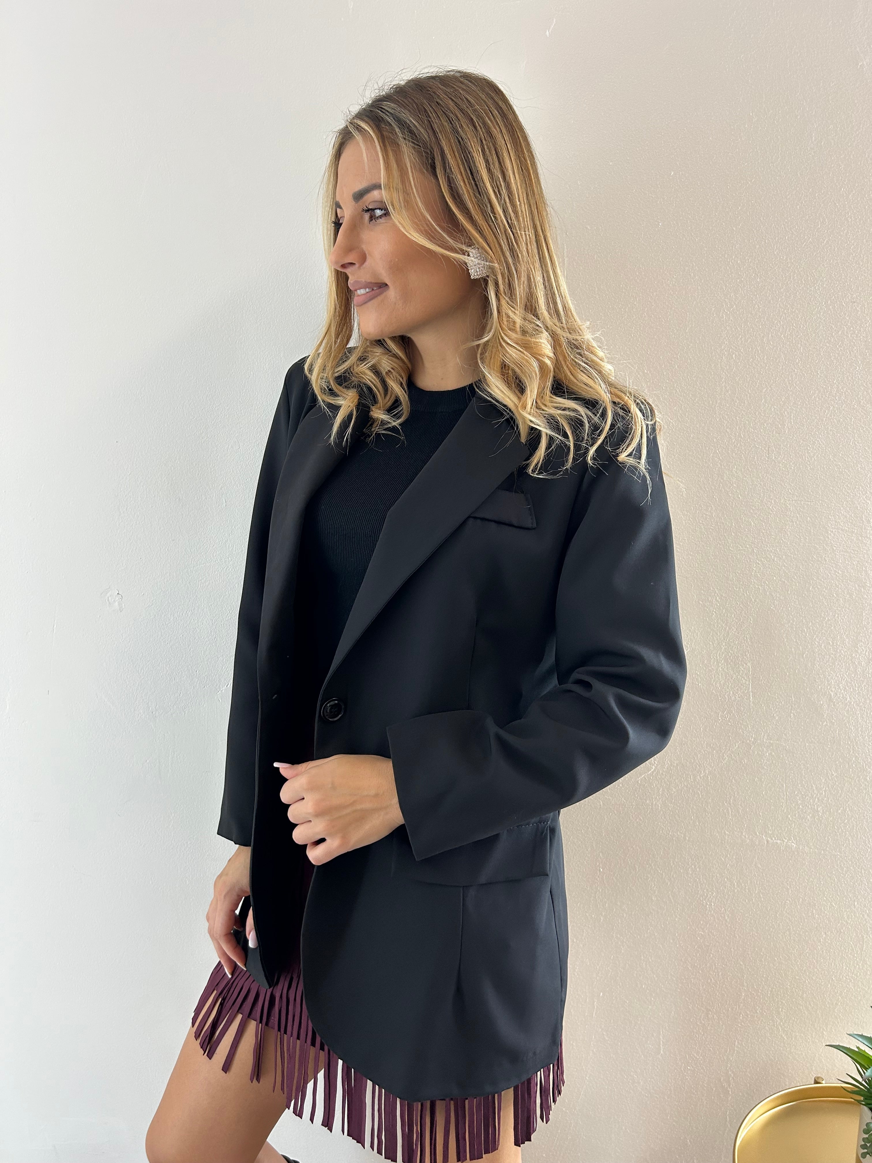 Blazer Over Black