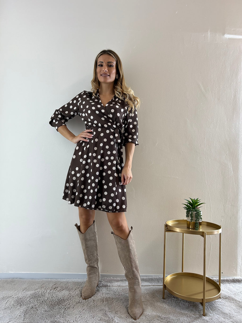Mini Dress Pois Cioccolato