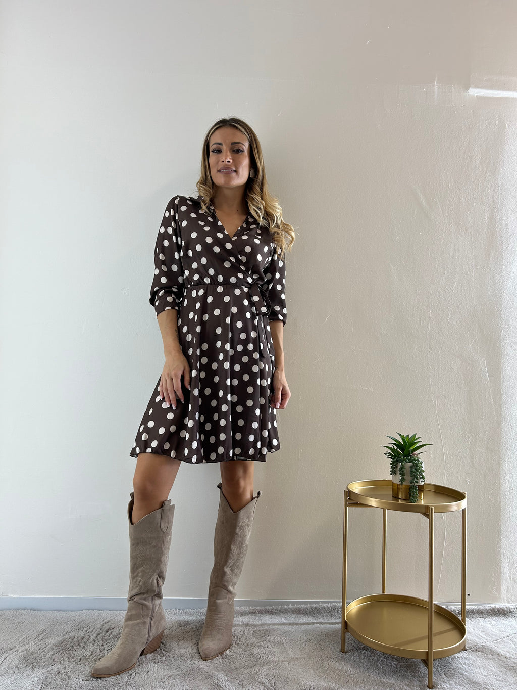 Mini Dress Pois Cioccolato