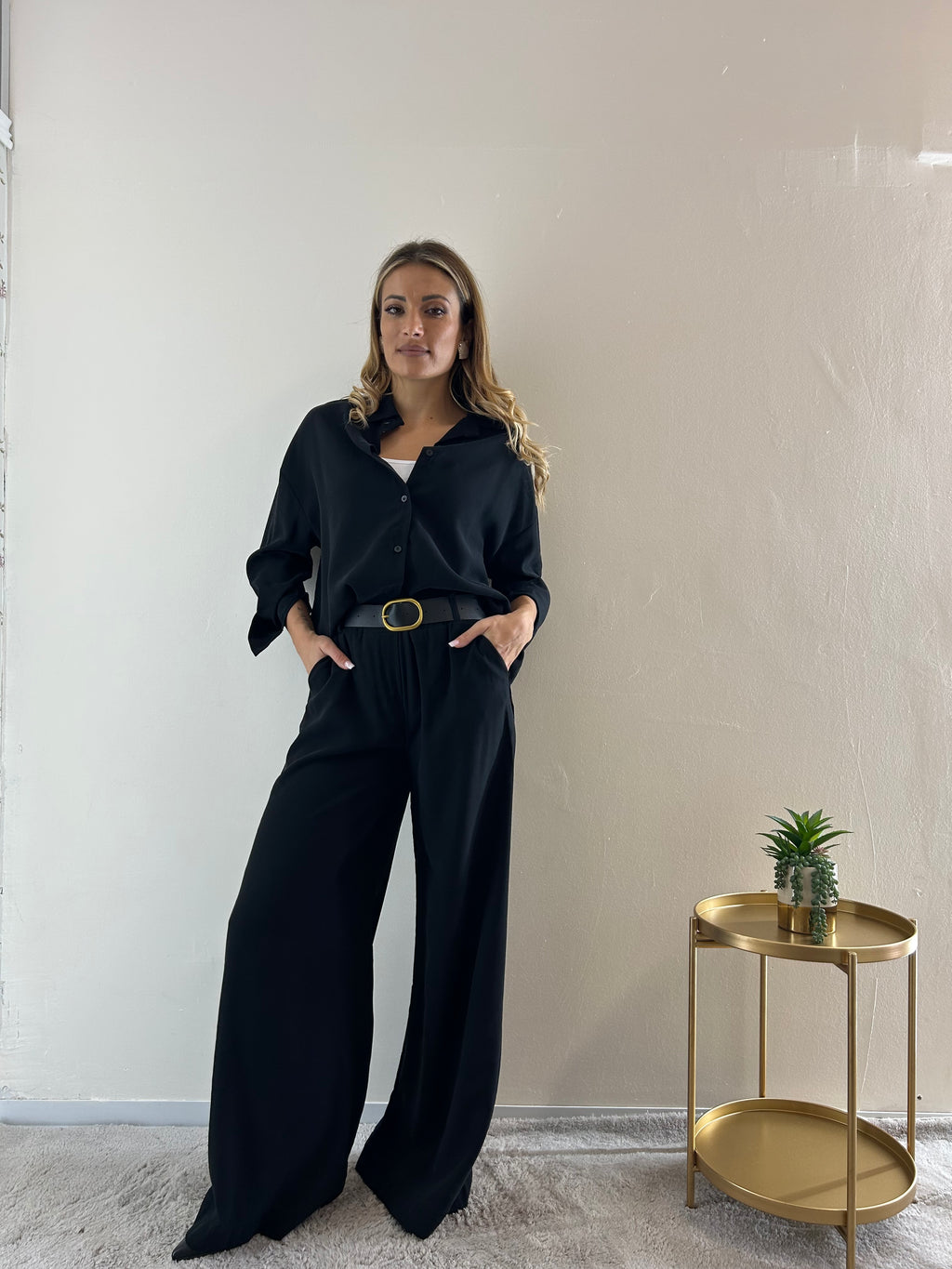 Pantalone Palazzo Black