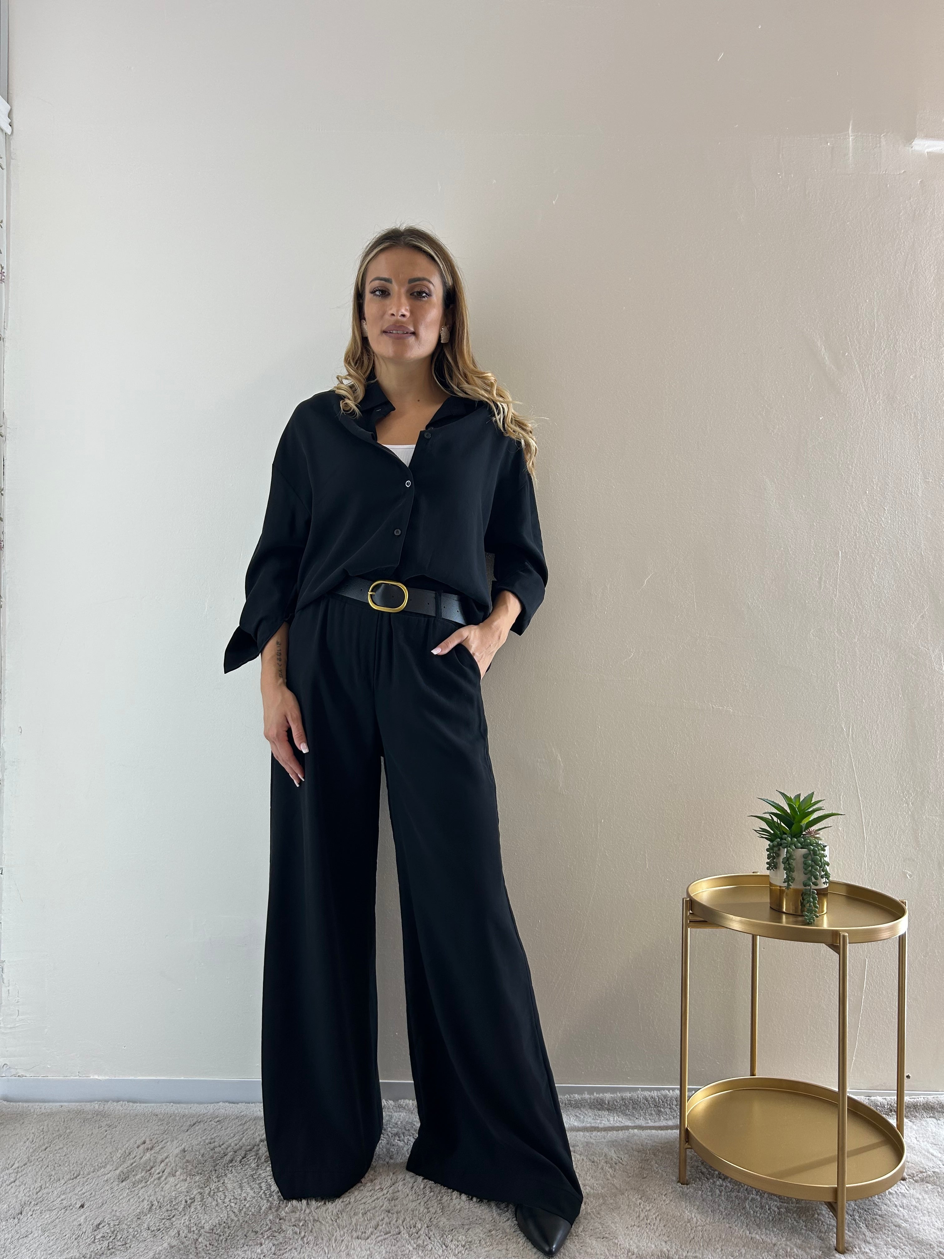 Pantalone Palazzo Black
