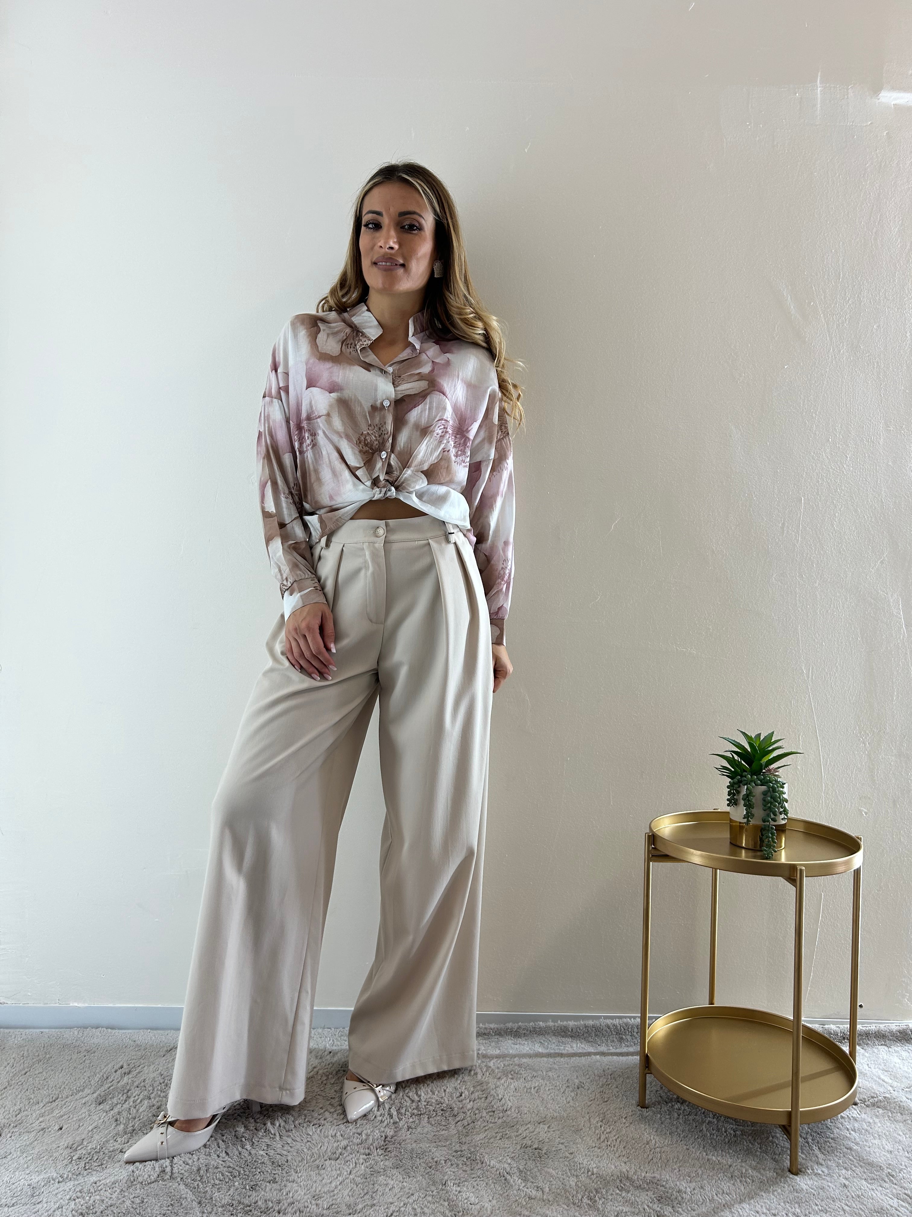 Pantalone Palazzo Beige